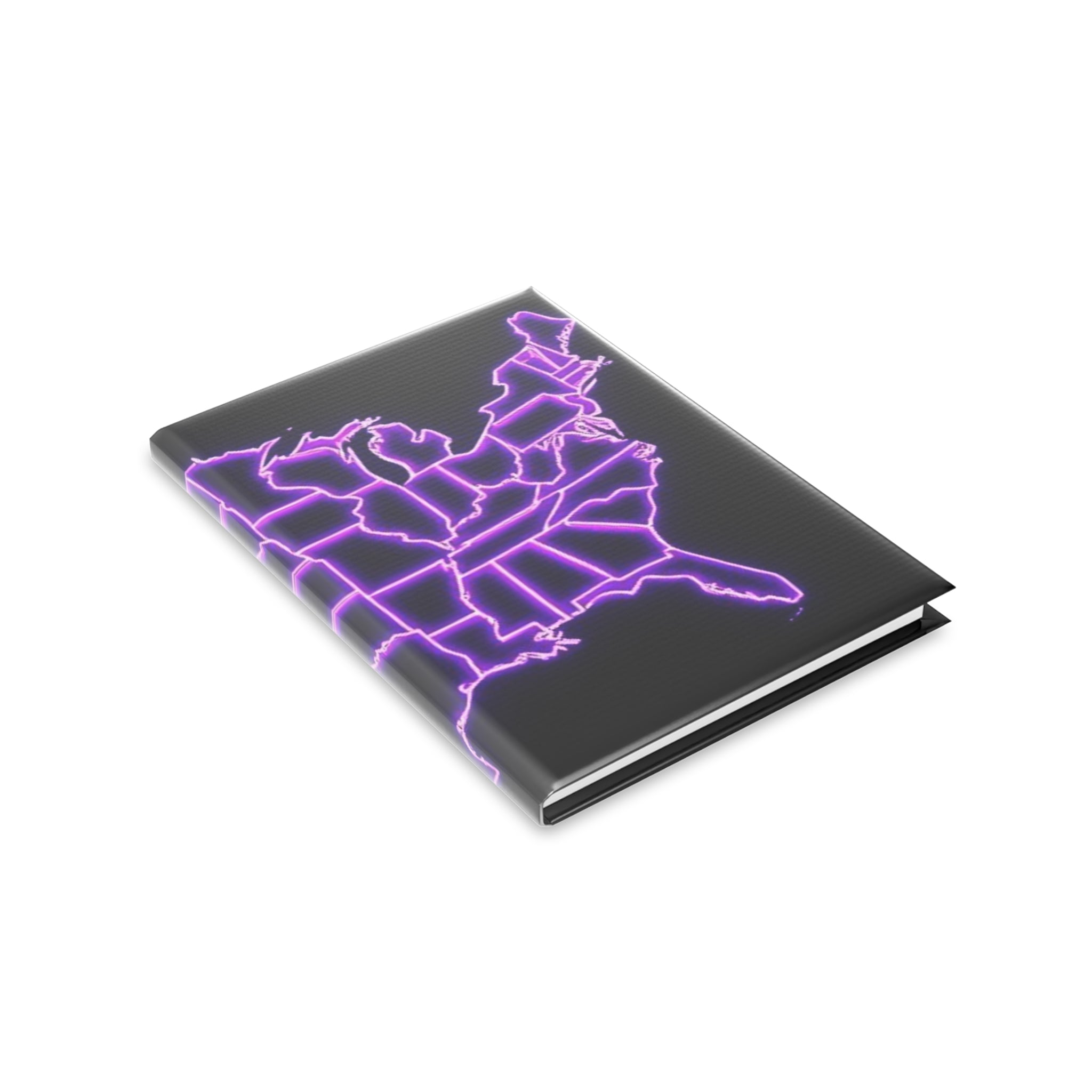 Royal Aura: America Hardcover Notebook with Puffy Covers by Printify