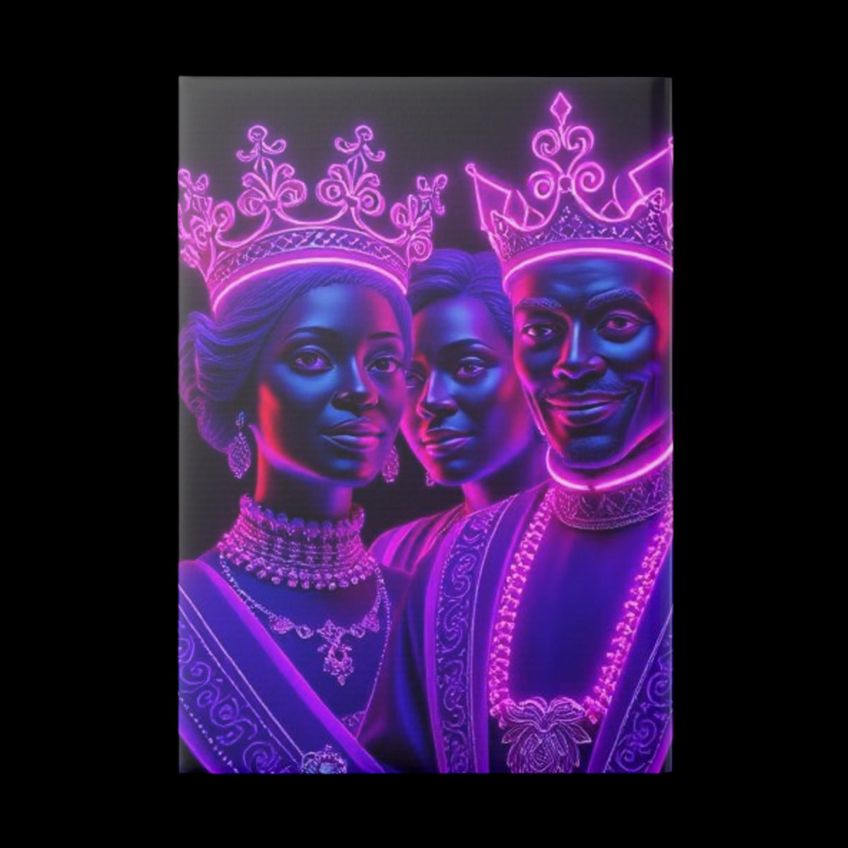 Royal Aura: Royal Family Hardcover Notebook with Puffy Covers - AetherLux.Shop