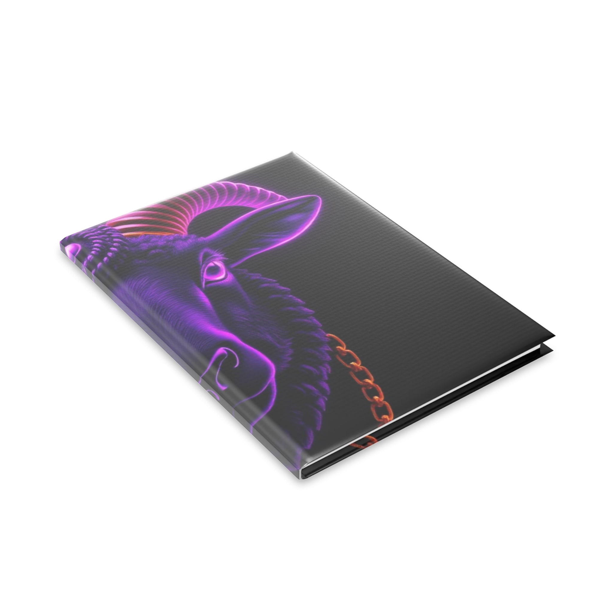 Royal Aura: Black Sheep Hardcover Notebook with Puffy Covers by Printify