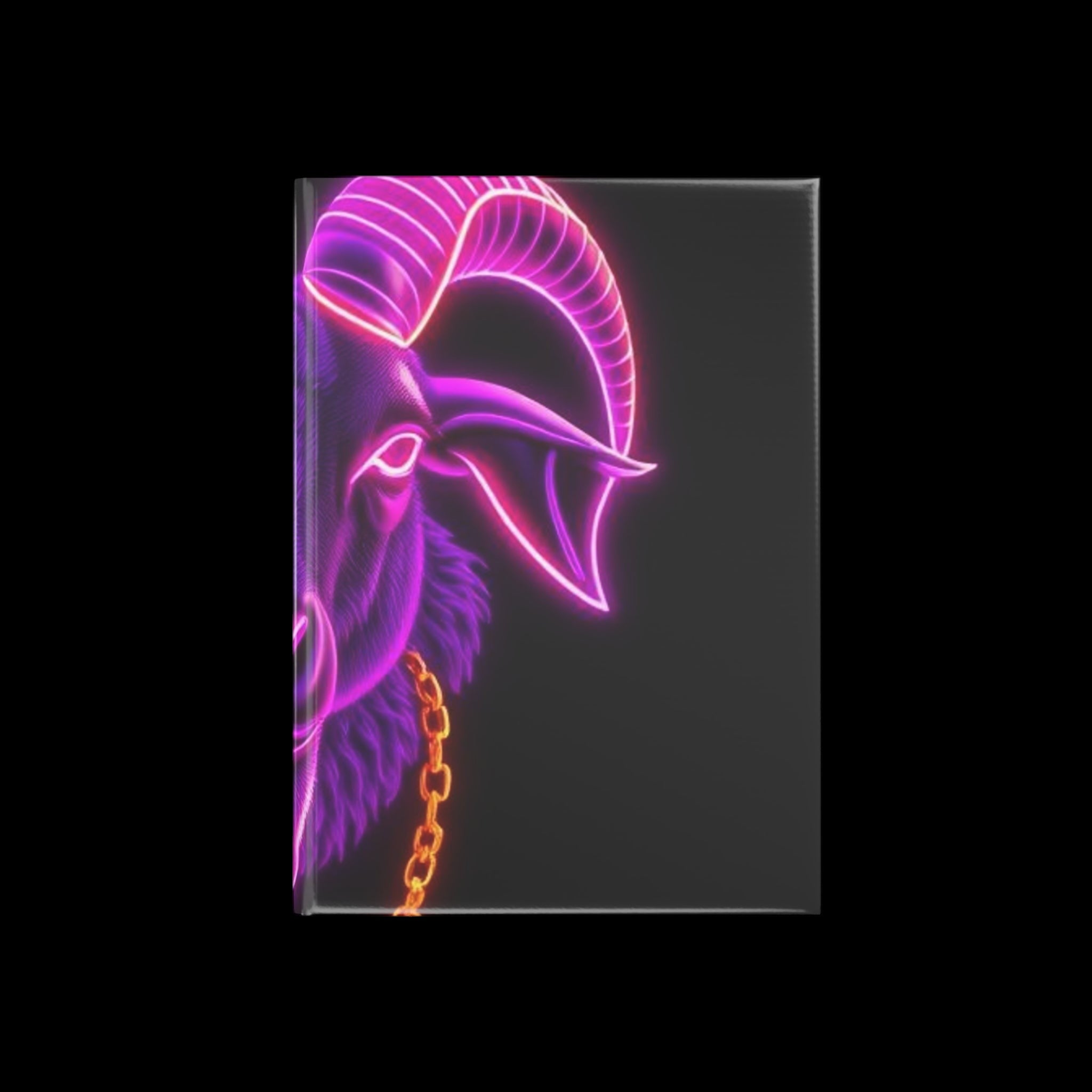 Royal Aura: The Goat Hardcover Notebook with Puffy Covers by Printify