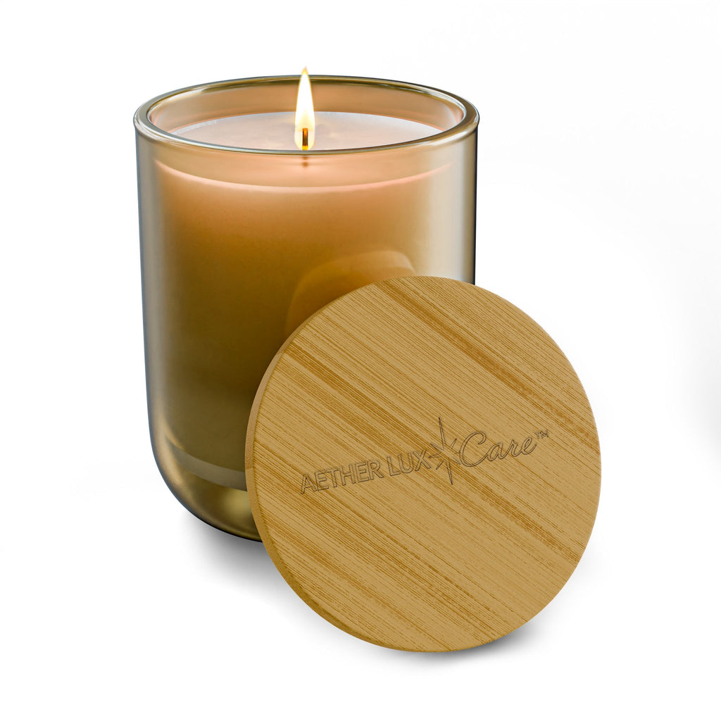 Engraved 14oz Soy Candle — Aether Lux Care Scented Candle (Custom Engraving)