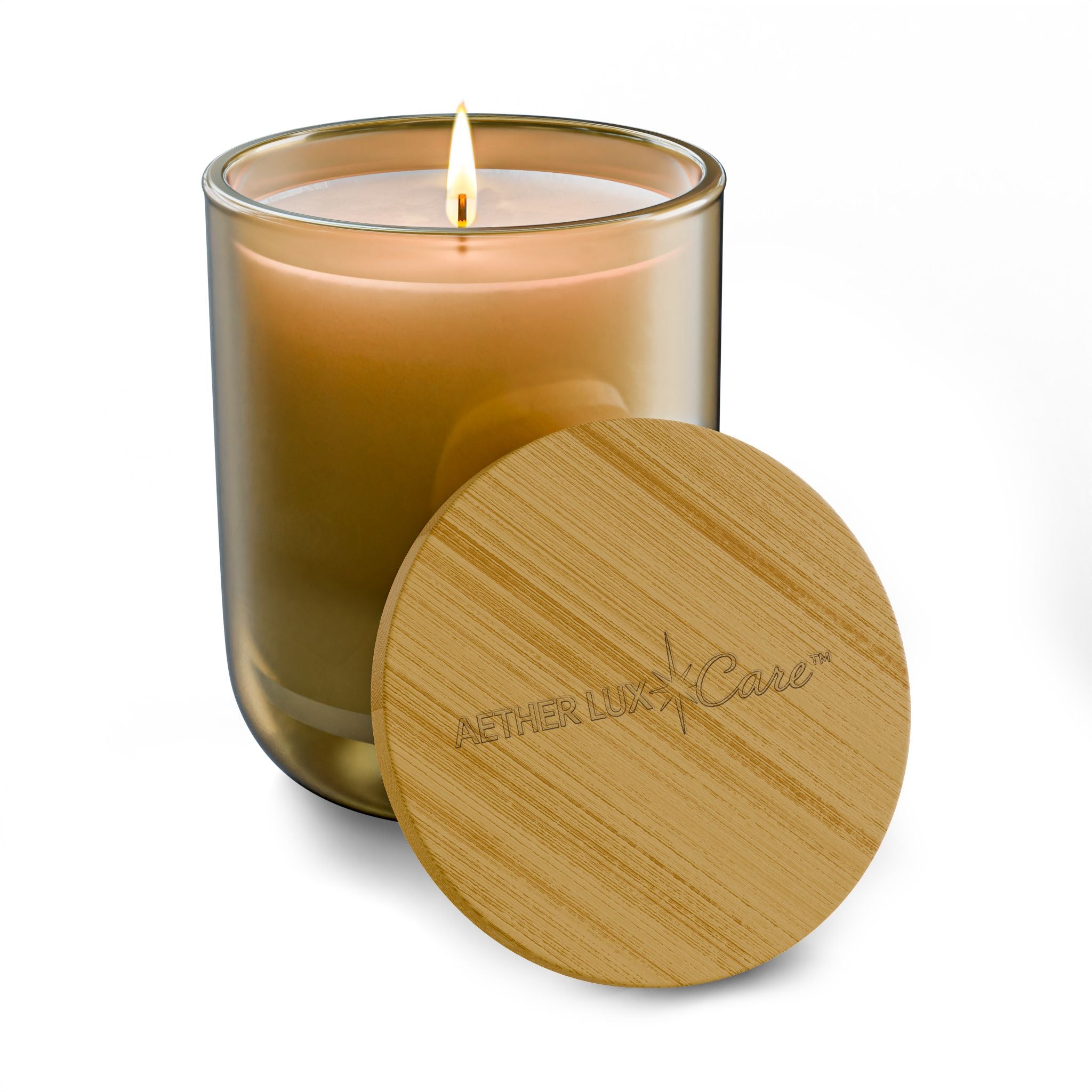 Engraved 14oz Soy Candle — Aether Lux Care Scented Candle (Custom Engraving)