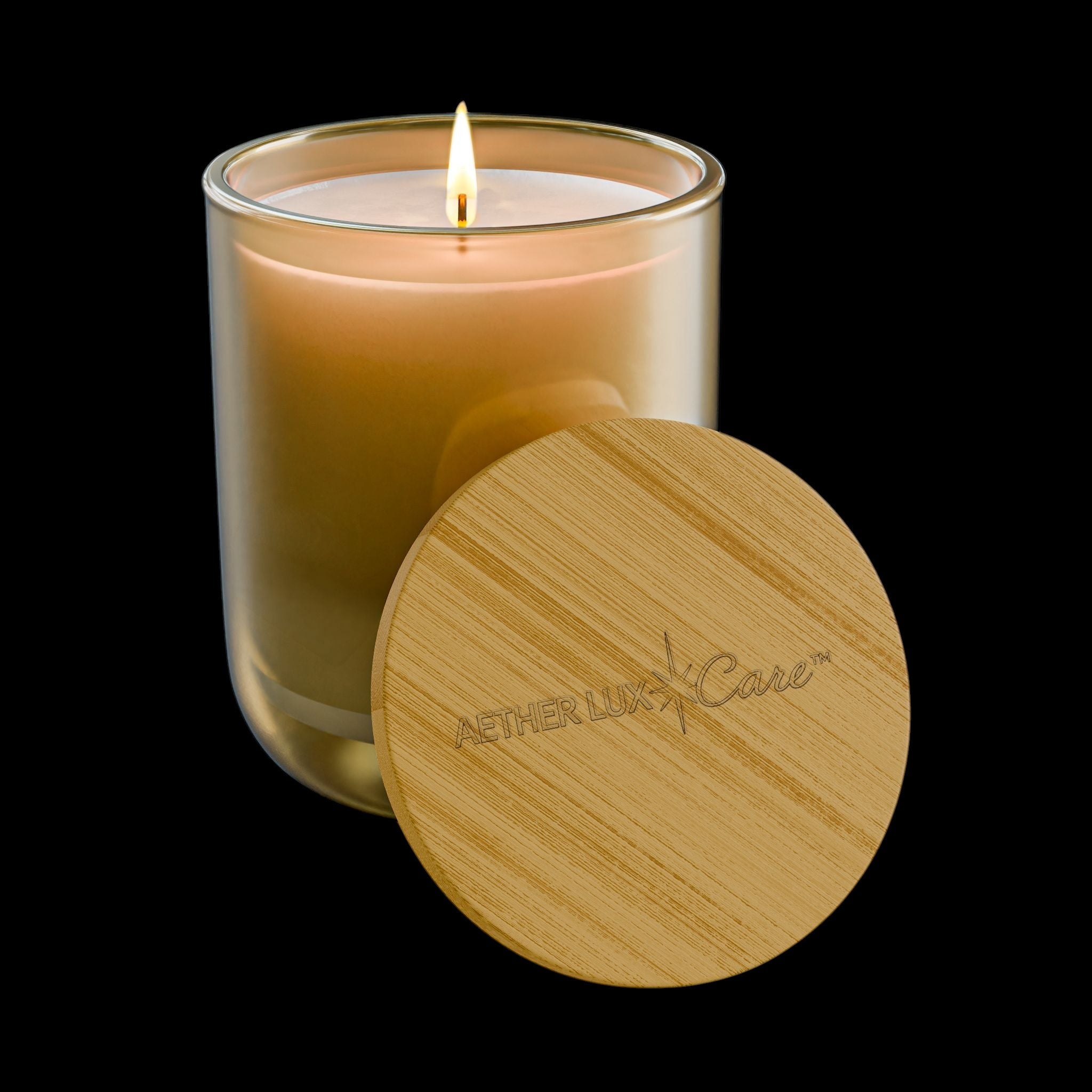 Engraved 14oz Soy Candle — Aether Lux Care Scented Candle (Custom Engraving) by Printify