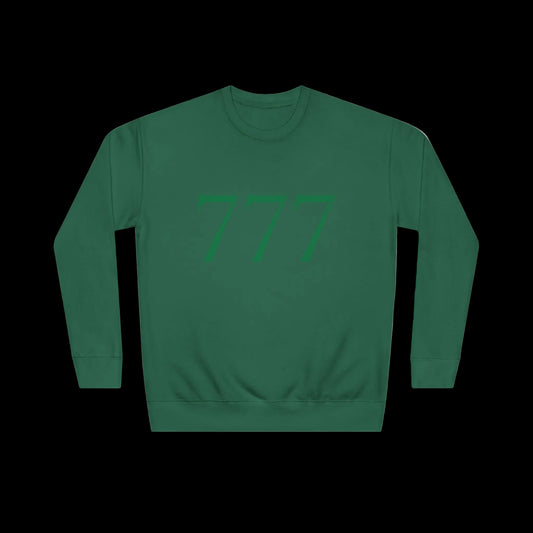 777 Crewneck Sweatshirt — Forest Green - AetherLux.Shop
