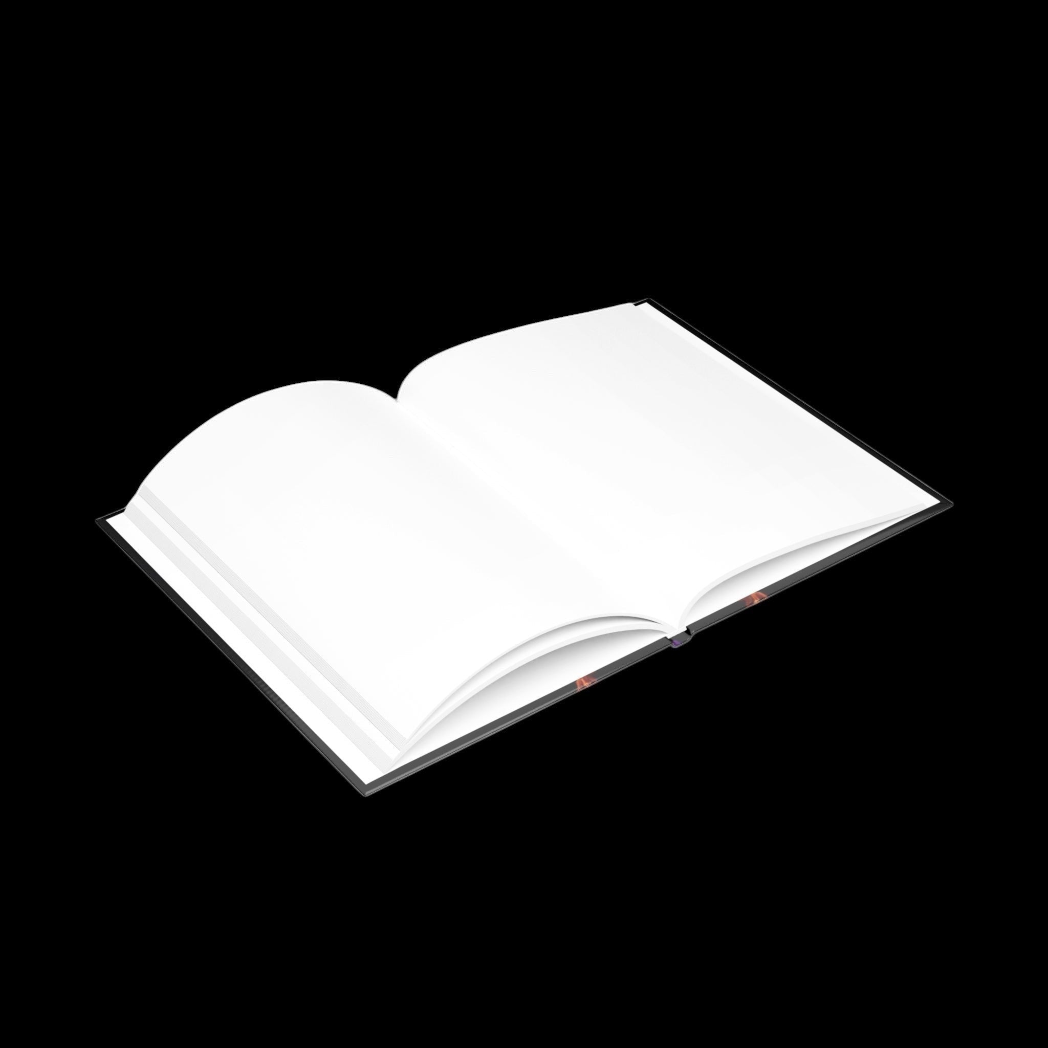 Royal Aura: Black Sheep Hardcover Notebook with Puffy Covers by Printify