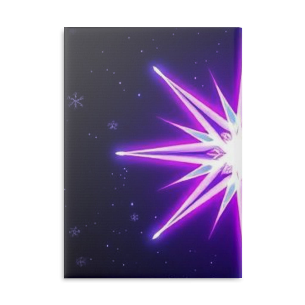 Royal Aura: Yule Star Glow Hardcover Notebook with Puffy Covers