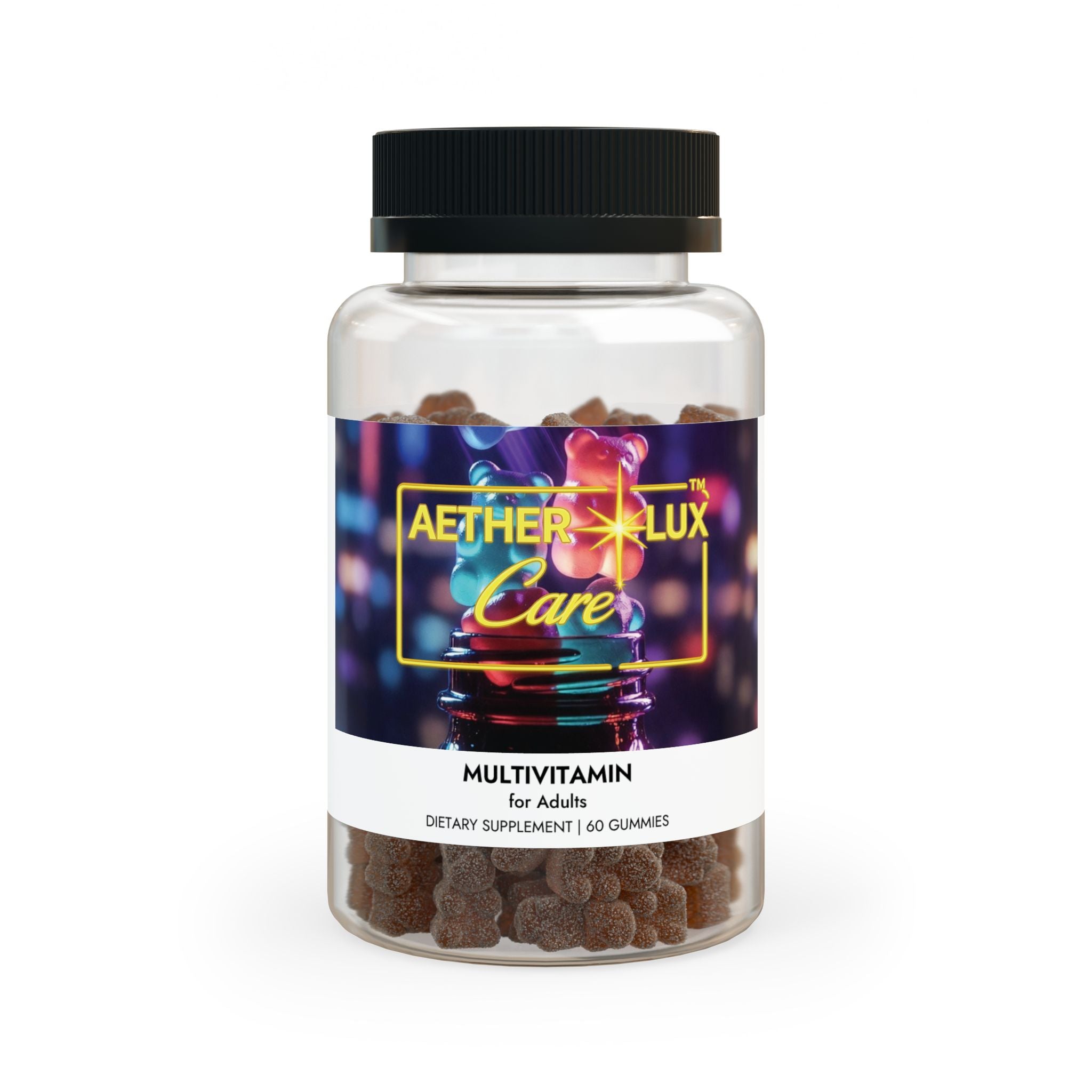 AetherLux Multivitamin Gummies for Adults (60 Gummies)