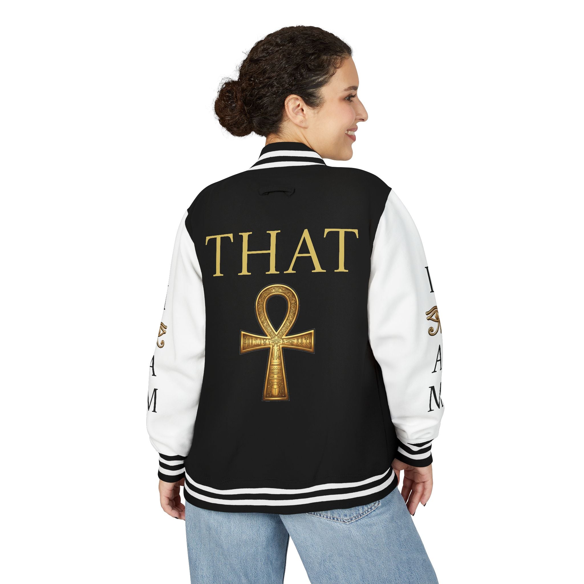 I Am That I Am Ankh Letterman Jacket
