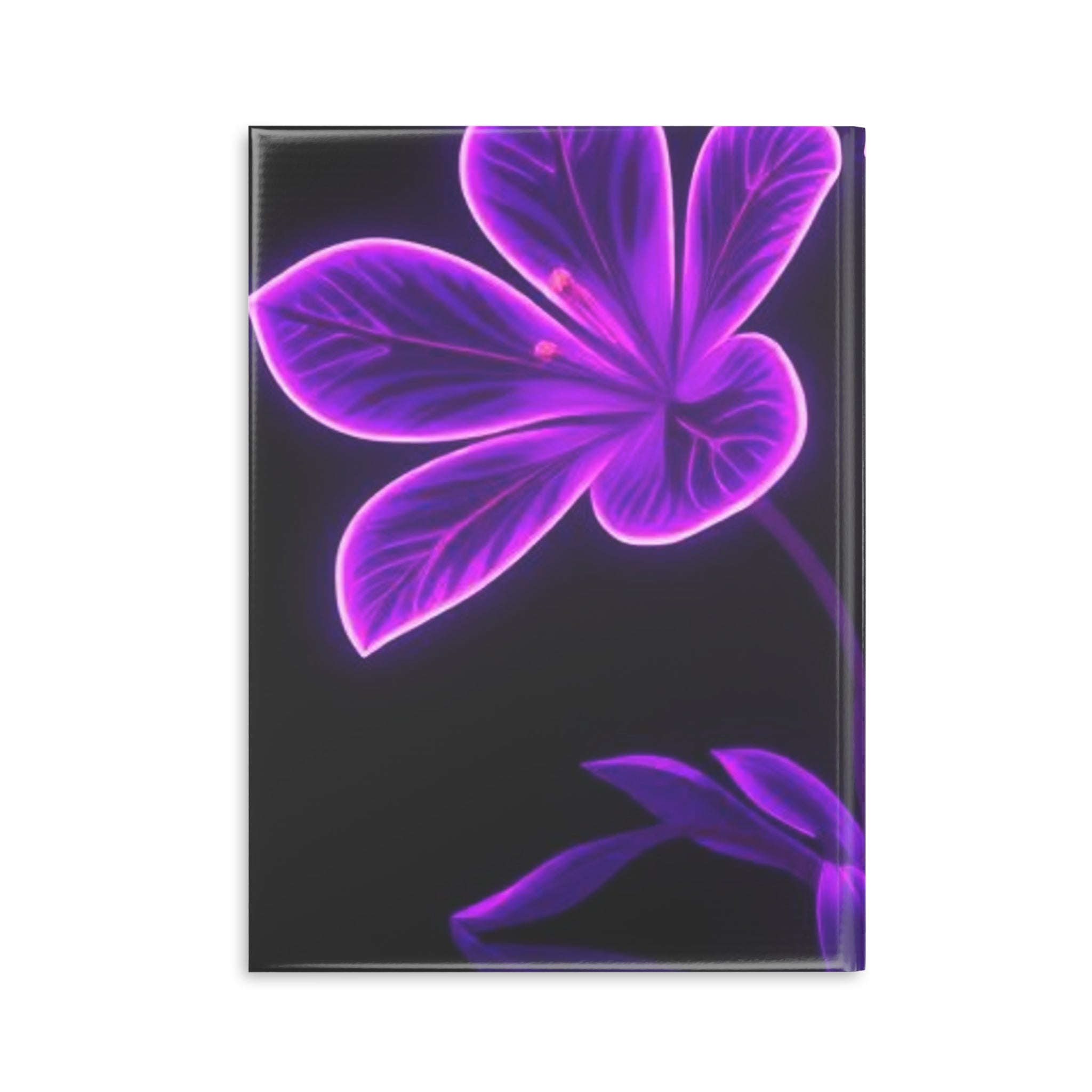 Royal Aura: Flower Hardcover Notebook with Puffy Covers