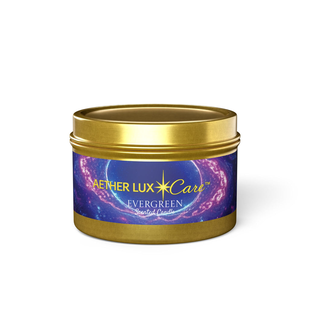Evergreen Tin Candles