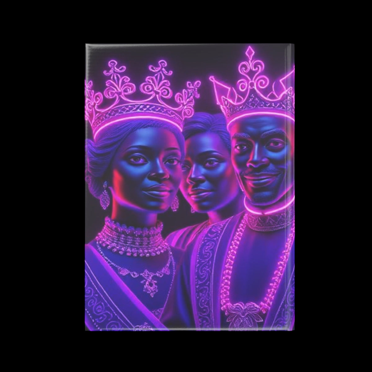 Royal Aura: Royal Family Hardcover Notebook with Puffy Covers - AetherLux.Shop