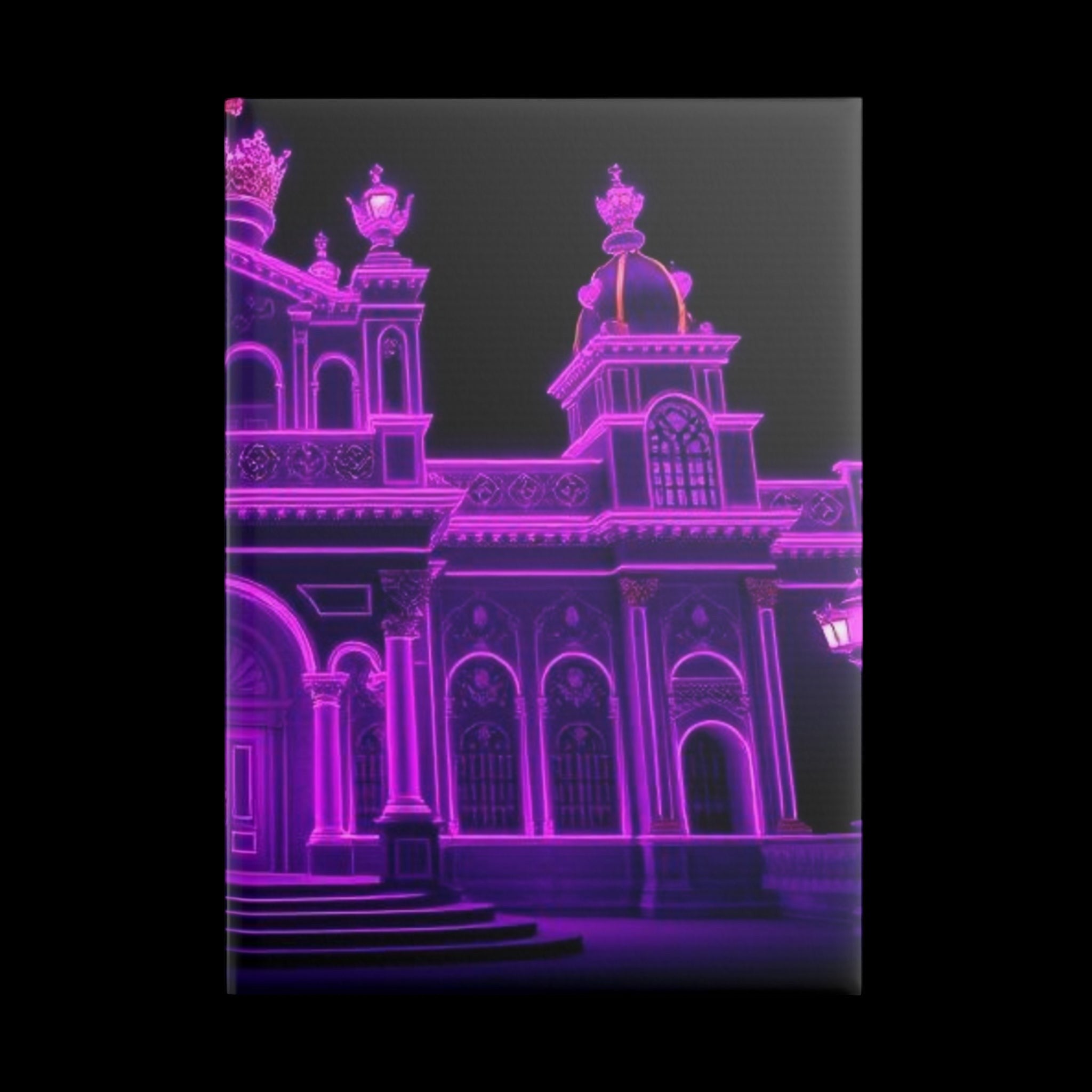 Royal Aura: Royal Palace Hardcover Notebook with Puffy Covers by Printify