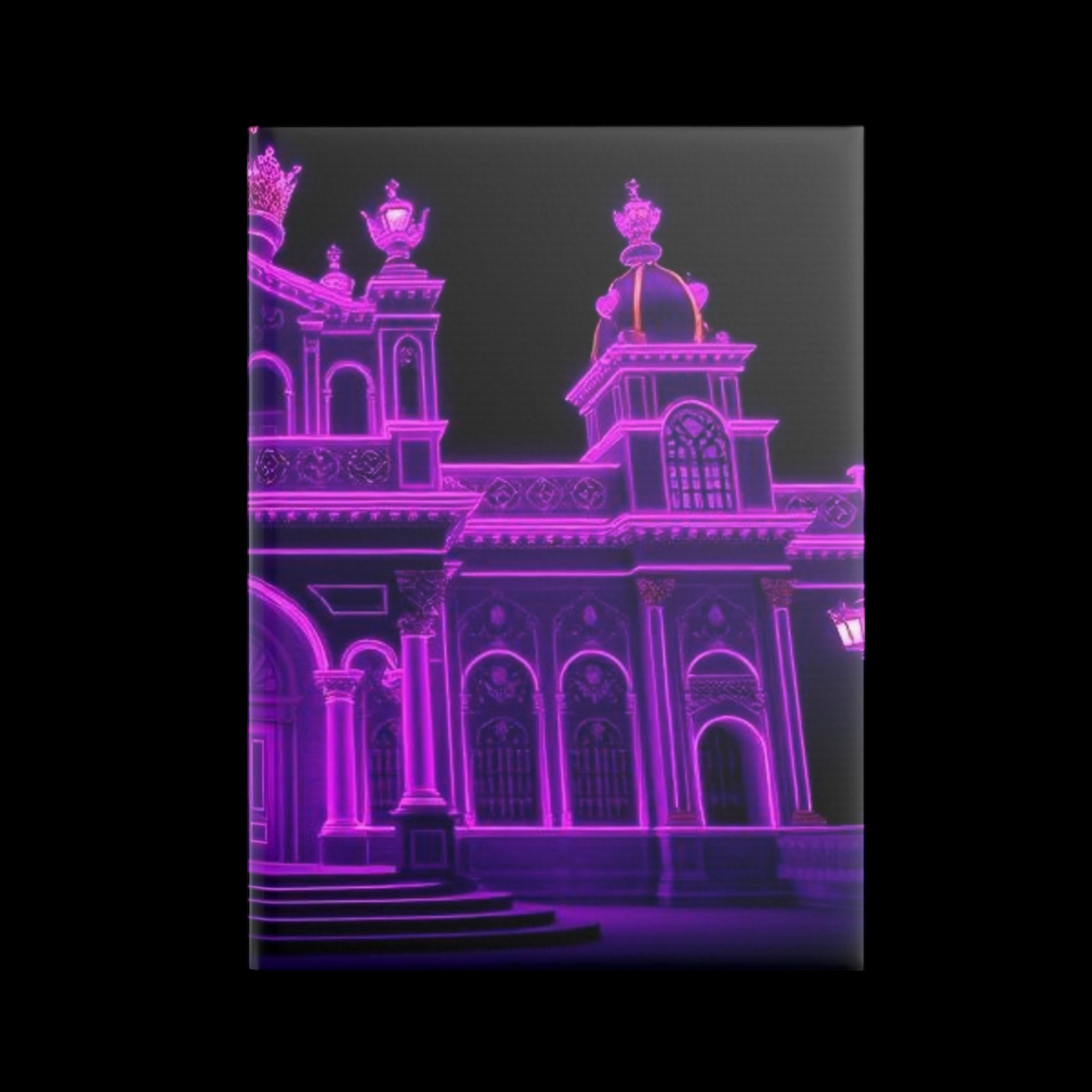 Royal Aura: Royal Palace Hardcover Notebook with Puffy Covers by Printify