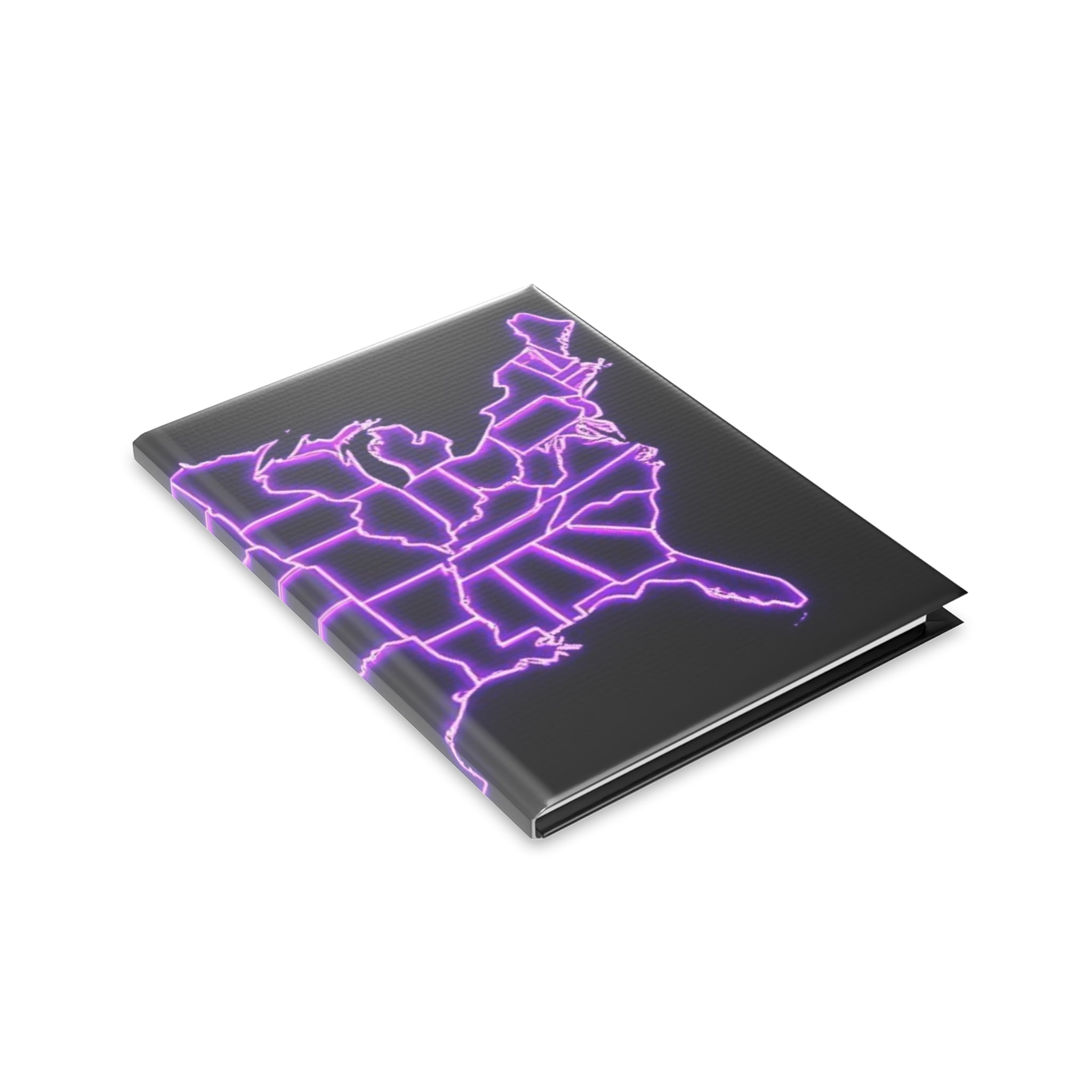 Royal Aura: America Hardcover Notebook with Puffy Covers by Printify