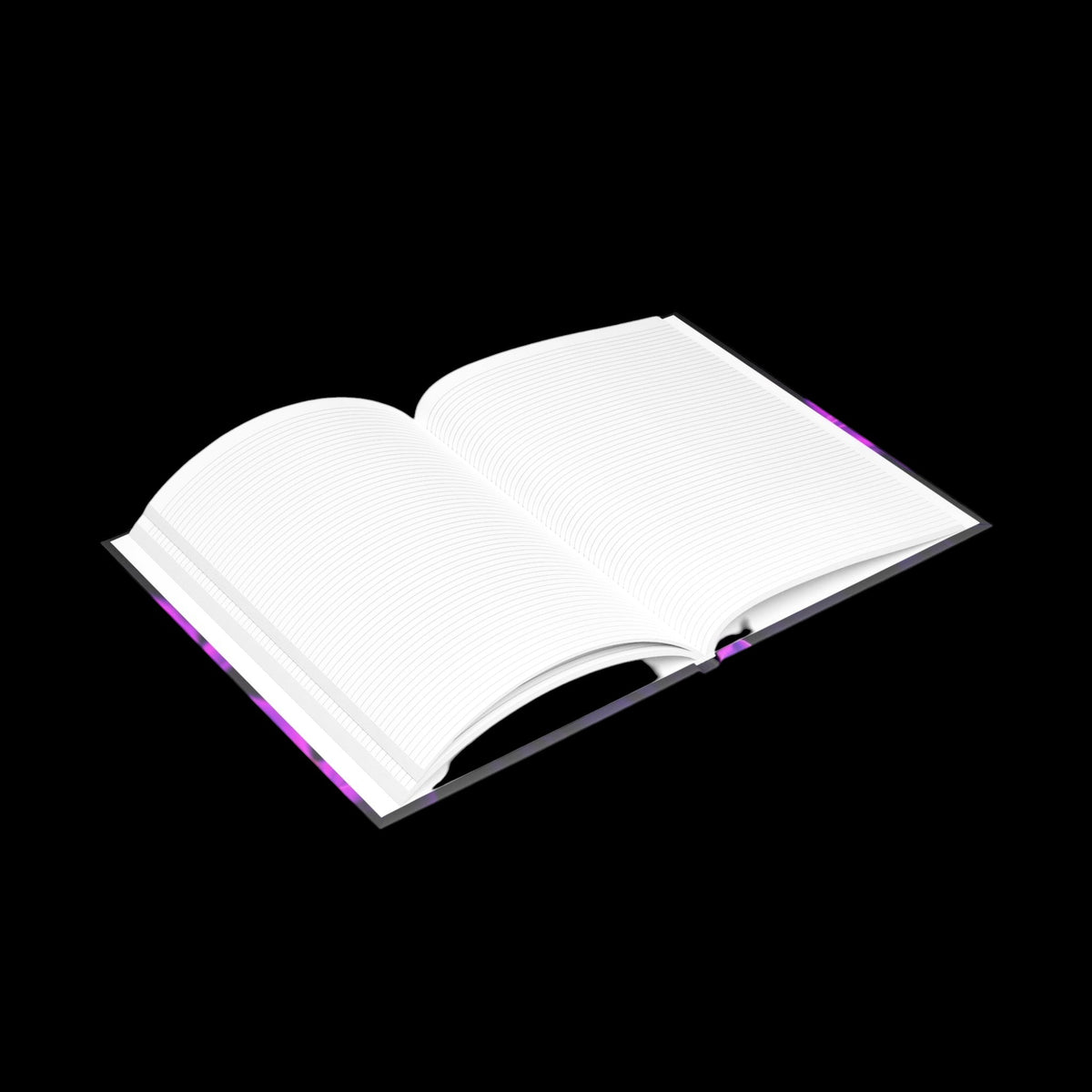 Royal Aura: Dark Flowers Hardcover Notebook with Puffy Covers - AetherLux.Shop