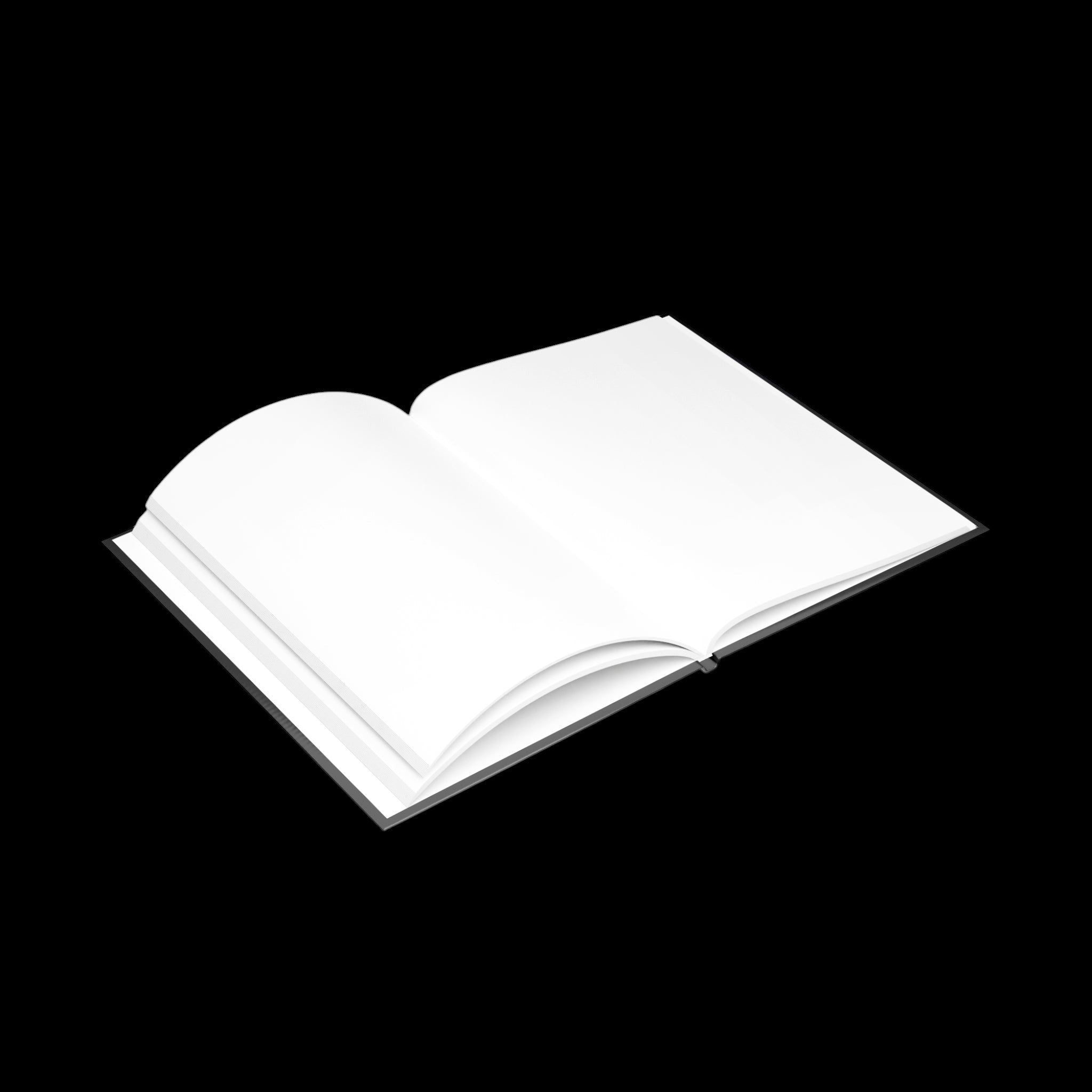 Royal Aura: America Hardcover Notebook with Puffy Covers by Printify