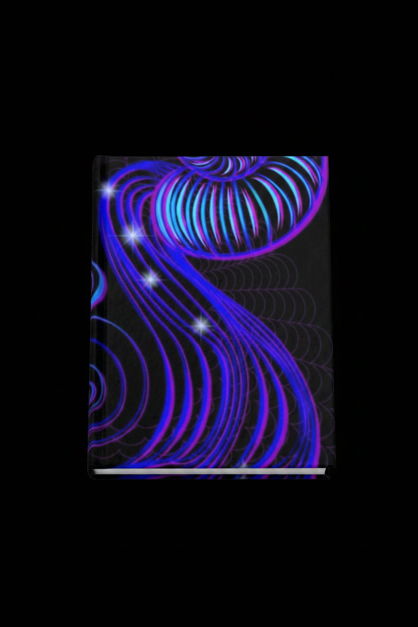 Bleu Aura: Aquarius Hard Cover Journal - Ruled Line - AetherLux.Shop