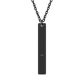 Personalized Vertical Bar Necklace, Custom Engraved Jewelry, Unique Gift for Her, Minimalist Necklace, Birthday, Anniversary, Love Token
