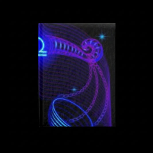 Bleu Aura: Libra Hard CoverJournal - Ruled Line - AetherLux.Shop