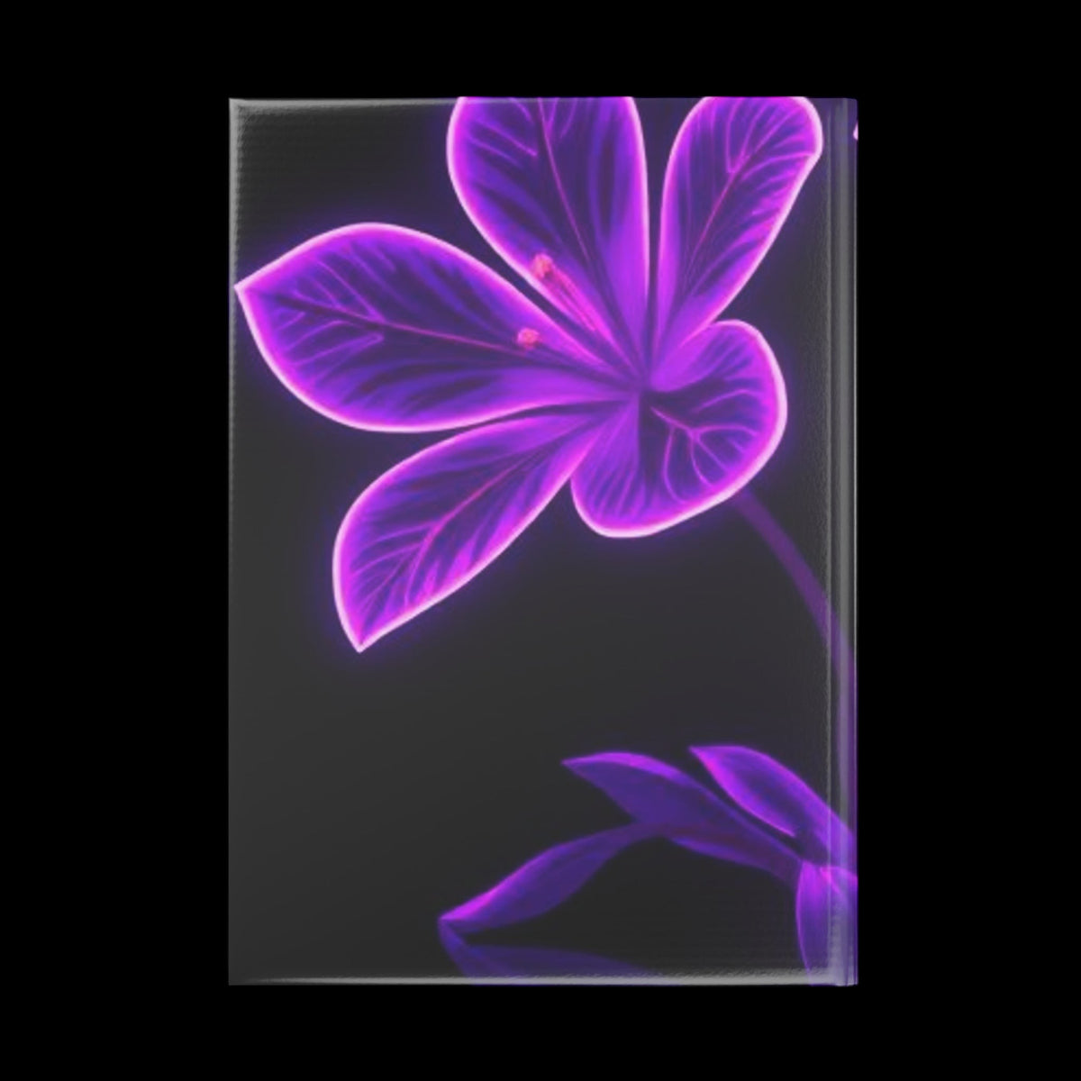 Royal Aura: Flower Hardcover Notebook with Puffy Covers - AetherLux.Shop