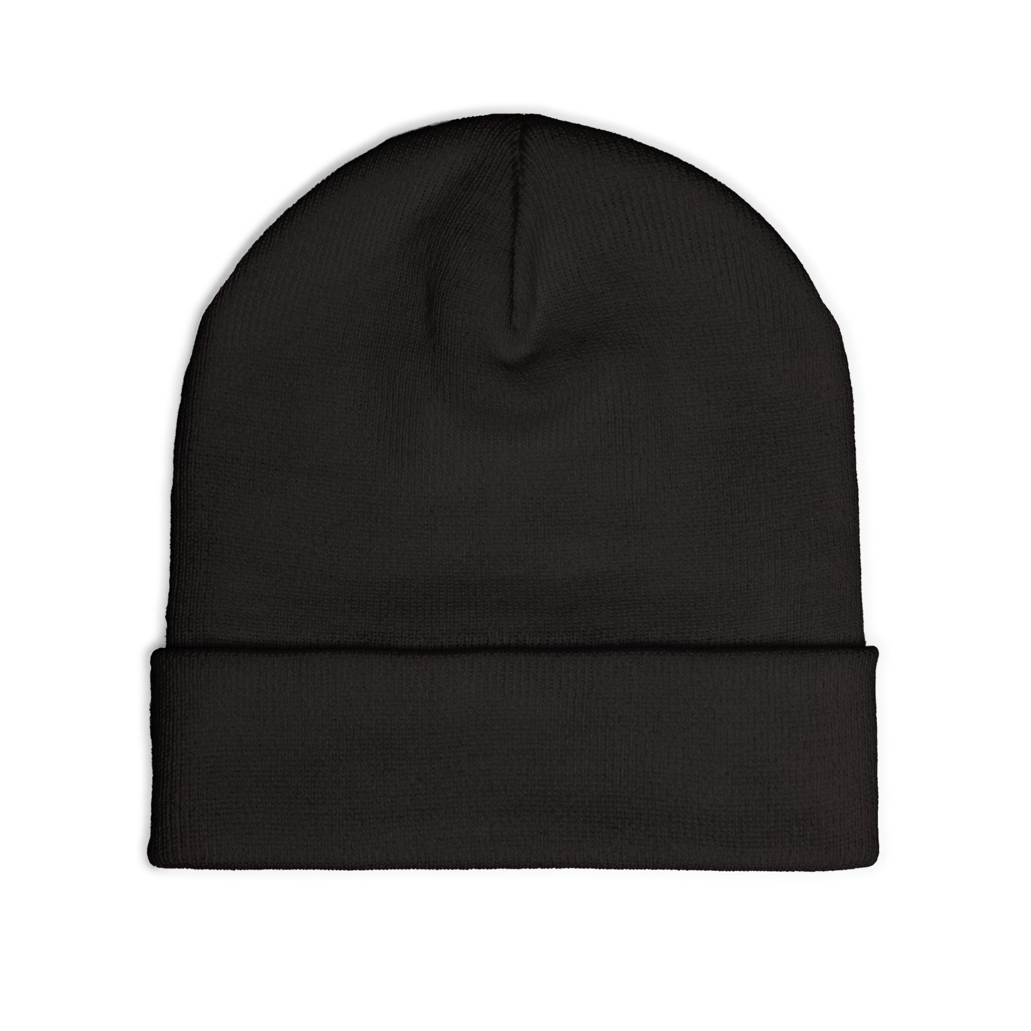 '777' Knit Beanie — Black