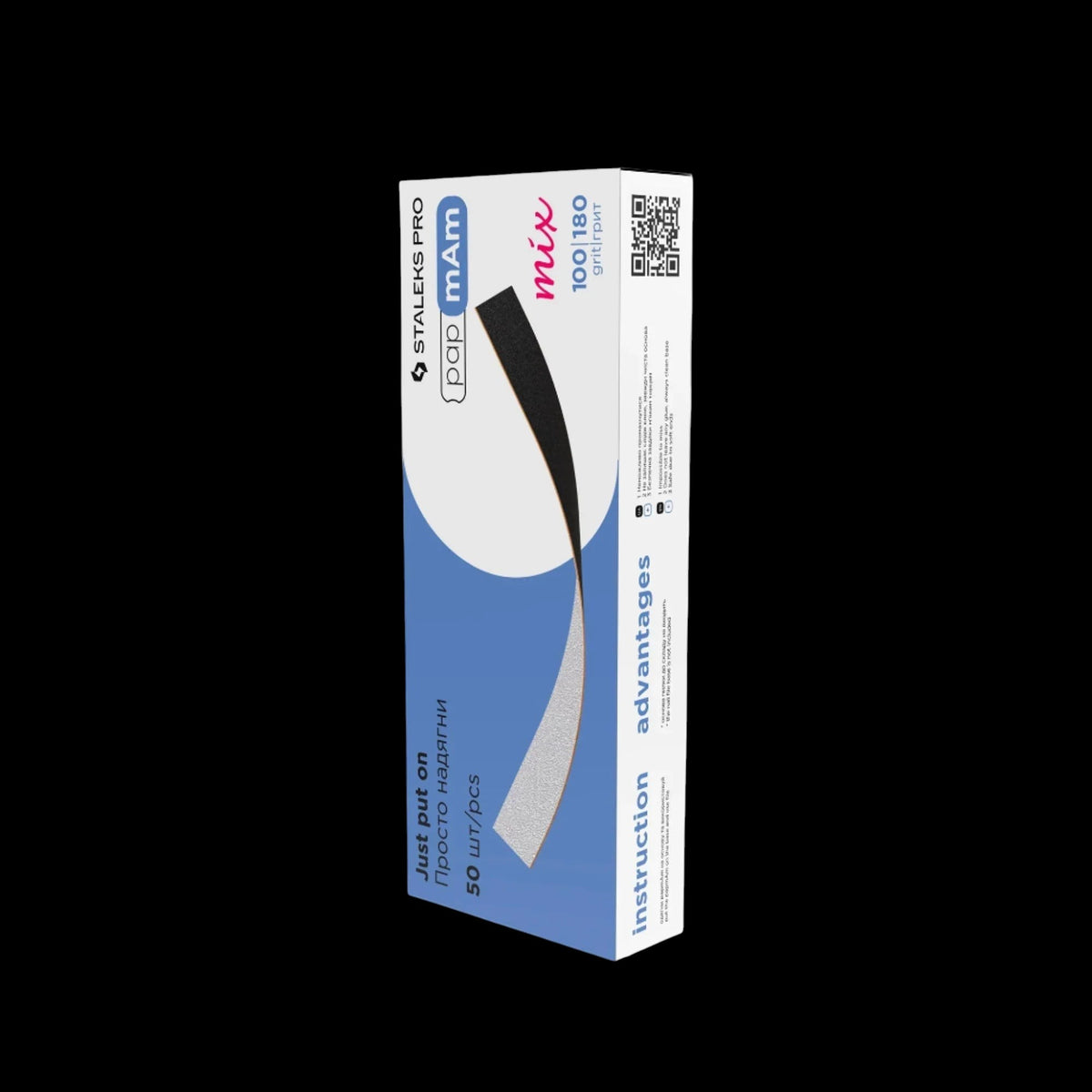 Disposable double-sided files papmAm Mix EXPERT 22 (50 pcs) DFCEMix-22- STALEKS by kvadrat store