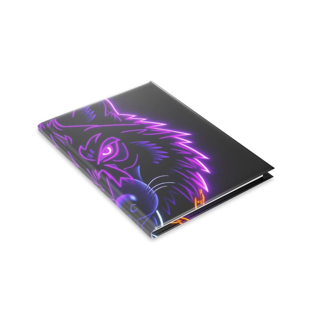 Royal Aura: Lone Wolf Hardcover Notebook with Puffy Covers