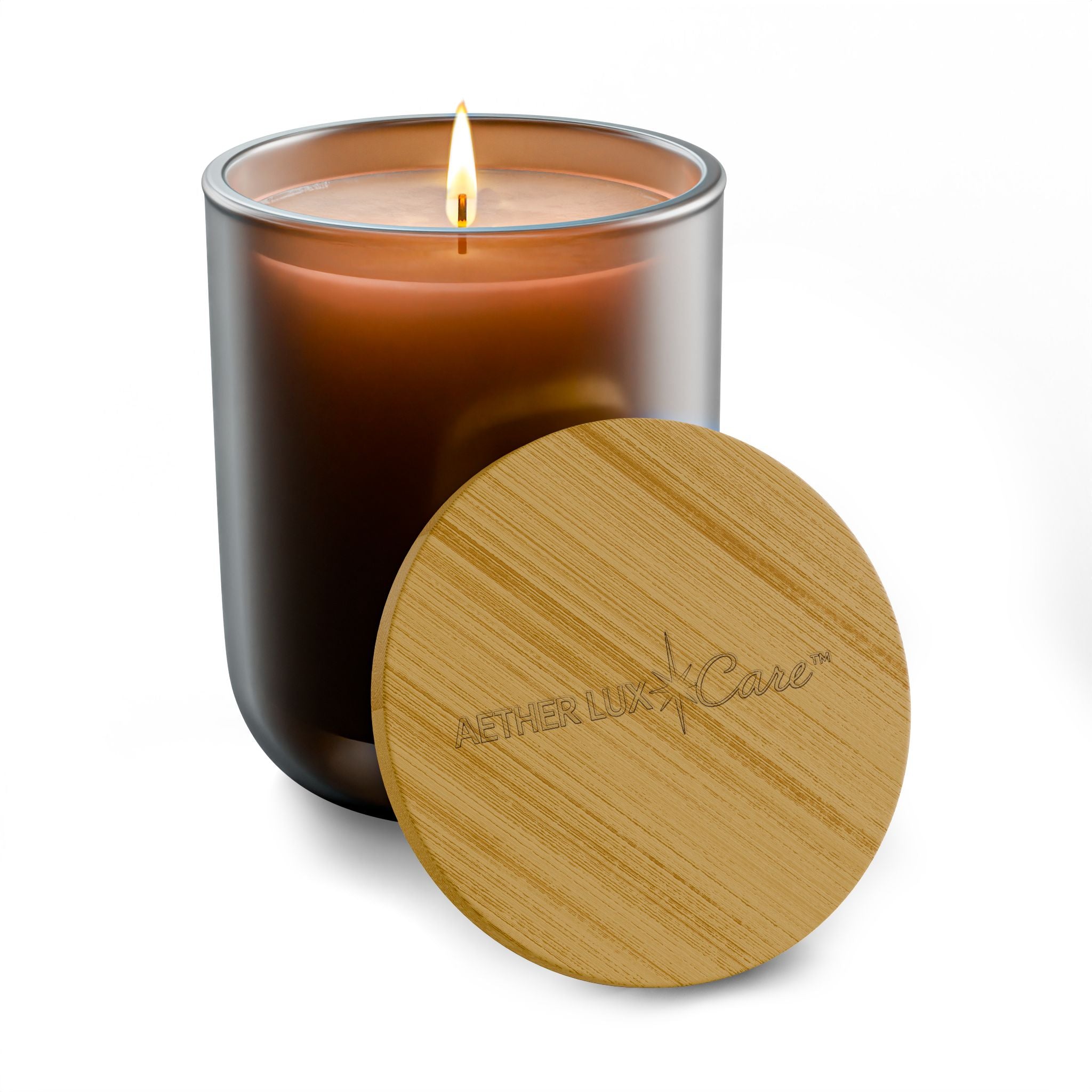 Engraved 14oz Soy Candle — Aether Lux Care Scented Candle (Custom Engraving)