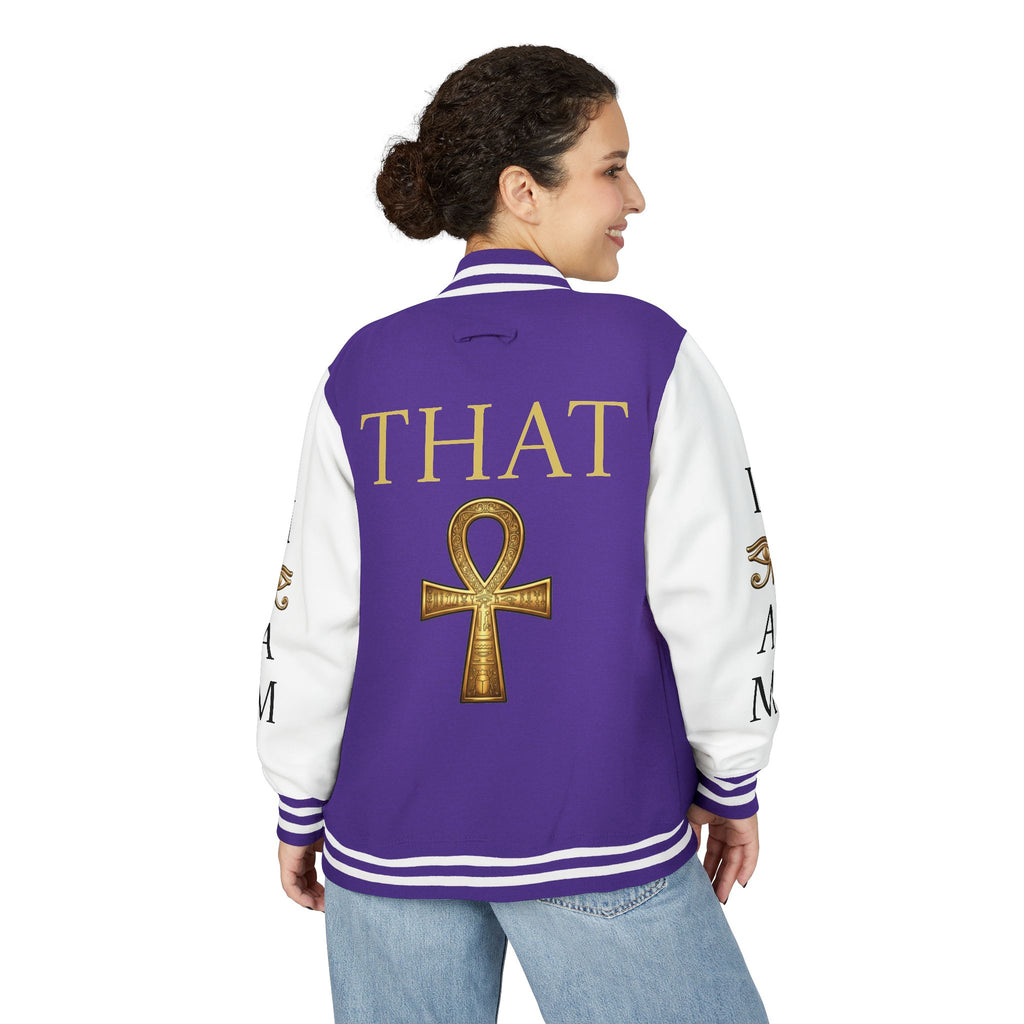 I Am That I Am Ankh Letterman Jacket