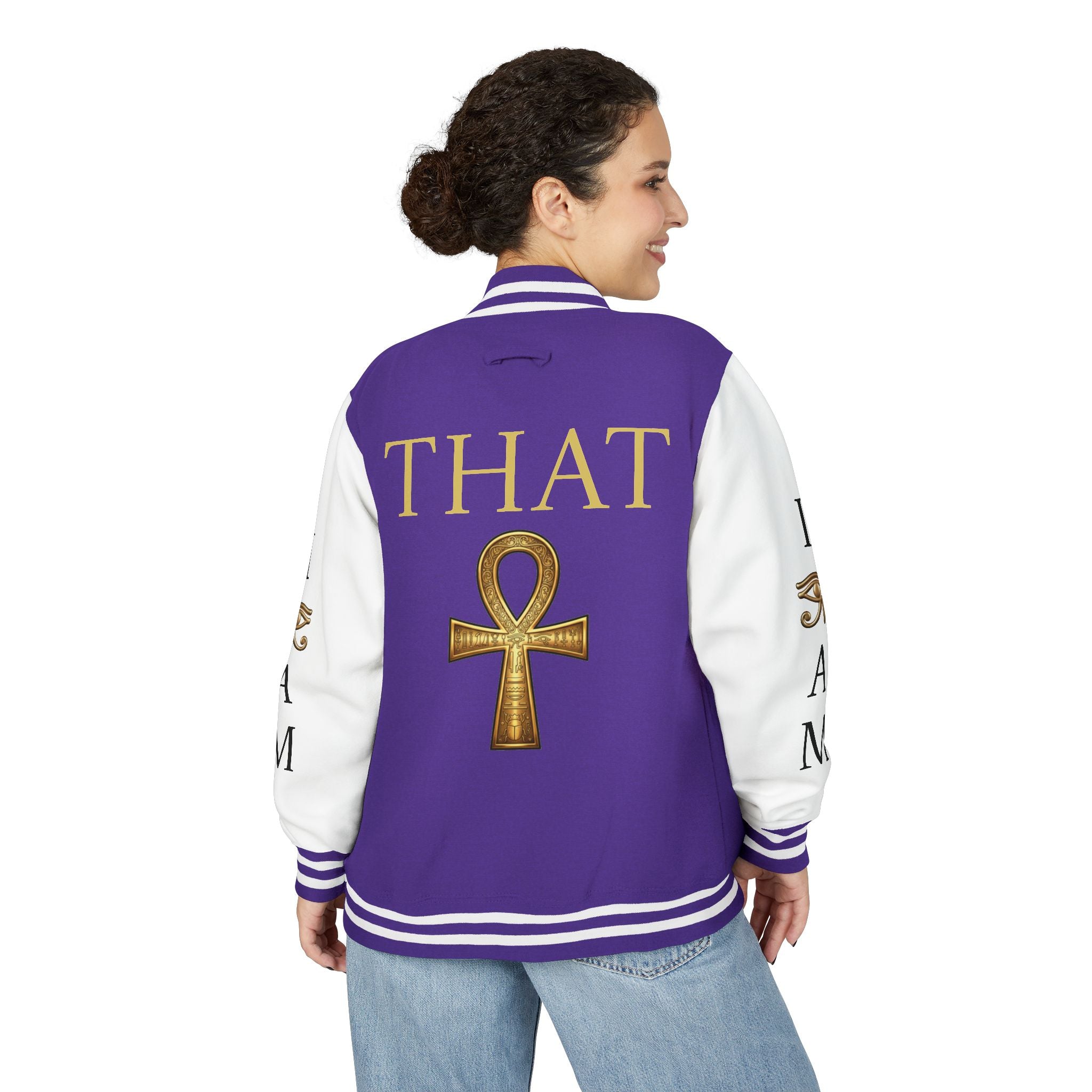 I Am That I Am Ankh Letterman Jacket