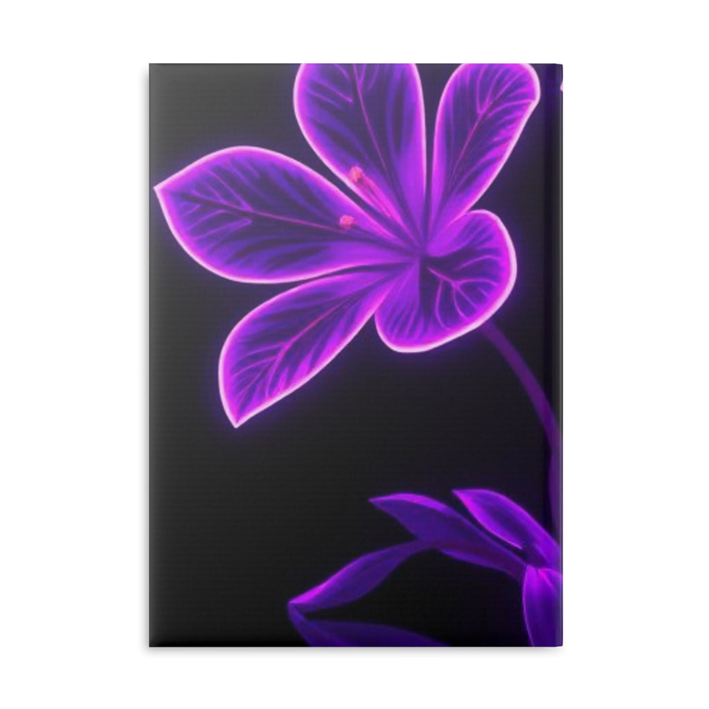 Royal Aura: Flower Hardcover Notebook with Puffy Covers by Printify