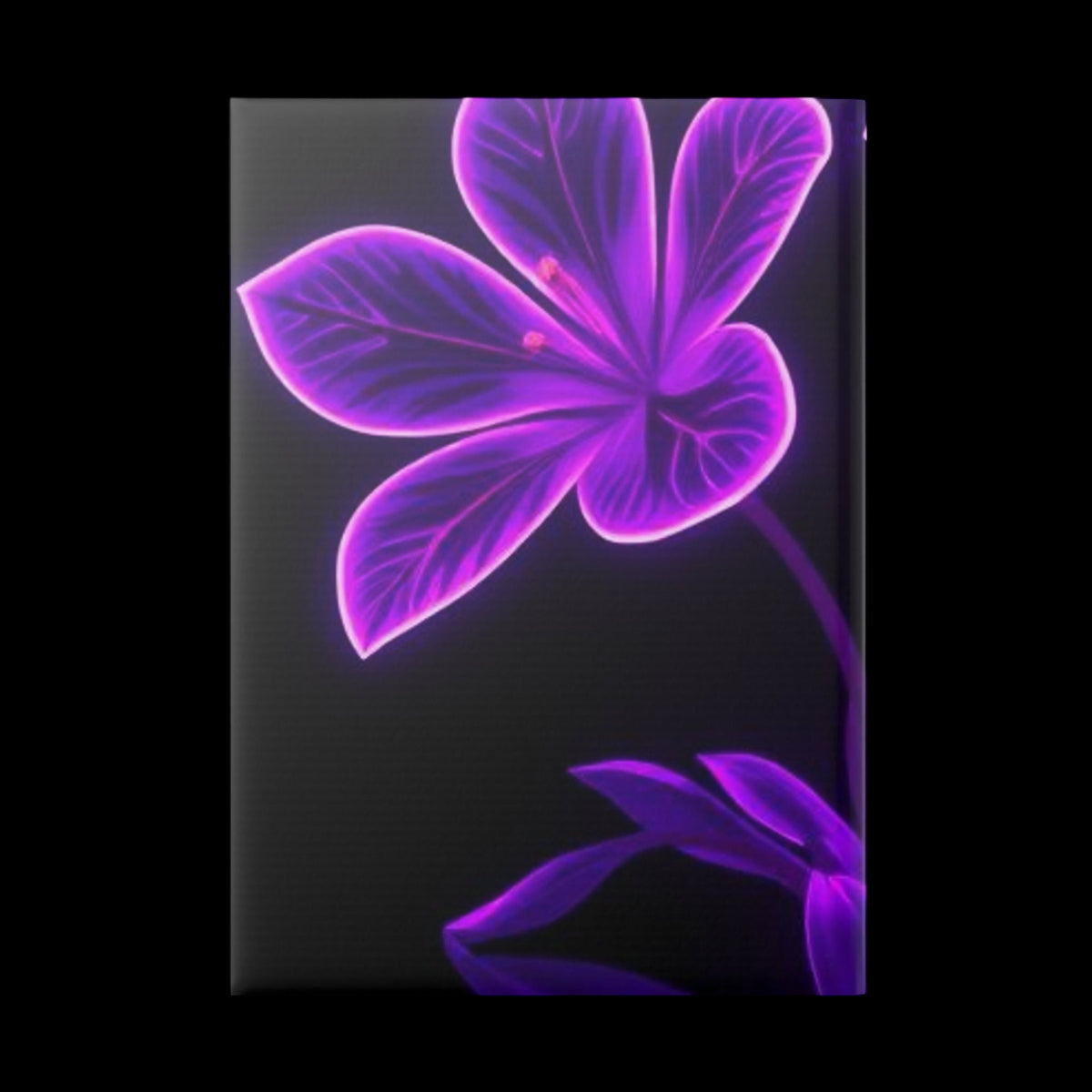 Royal Aura: Flower Hardcover Notebook with Puffy Covers - AetherLux.Shop