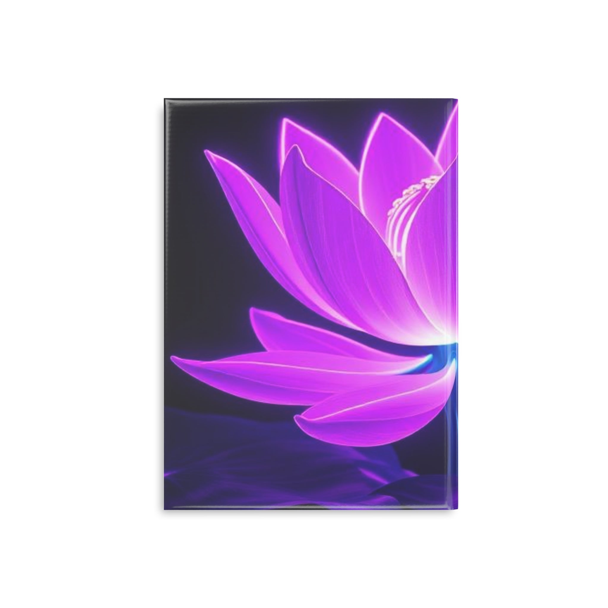 Royal Aura: Lotus Flower Hardcover Notebook with Puffy Covers