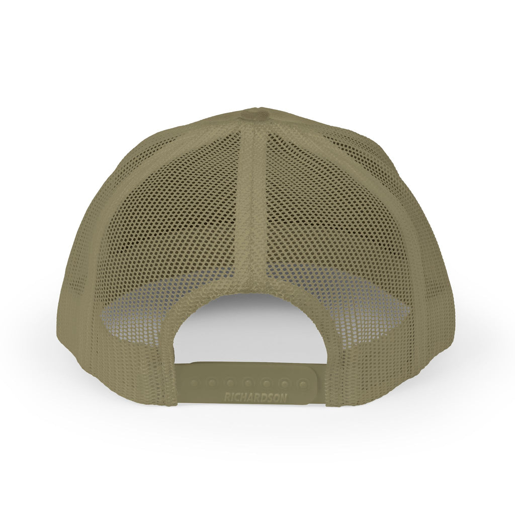 Army Green Embroidered '777' Trucker Hat — Lucky Number Snapback Cap