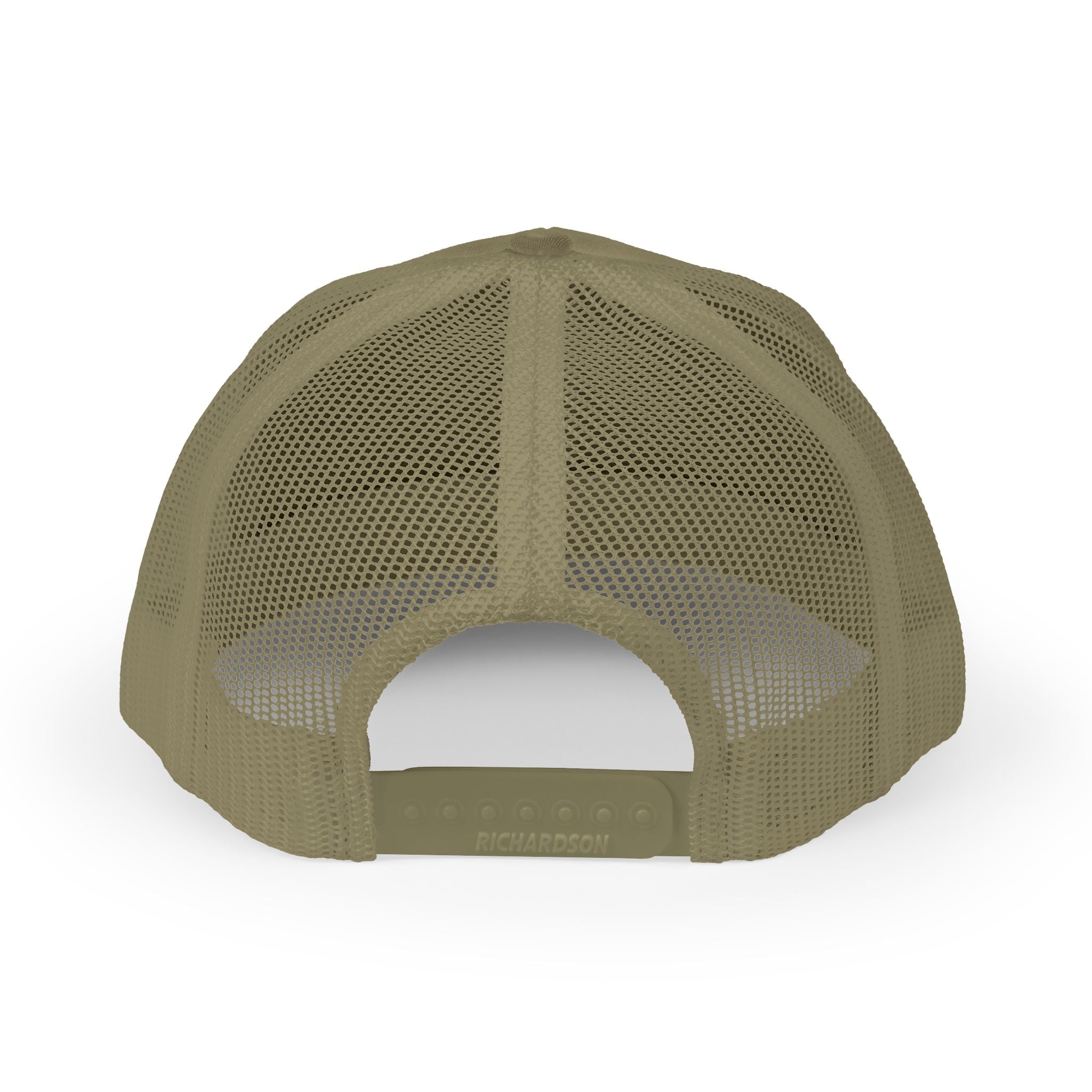 Army Green Embroidered '777' Trucker Hat — Lucky Number Snapback Cap