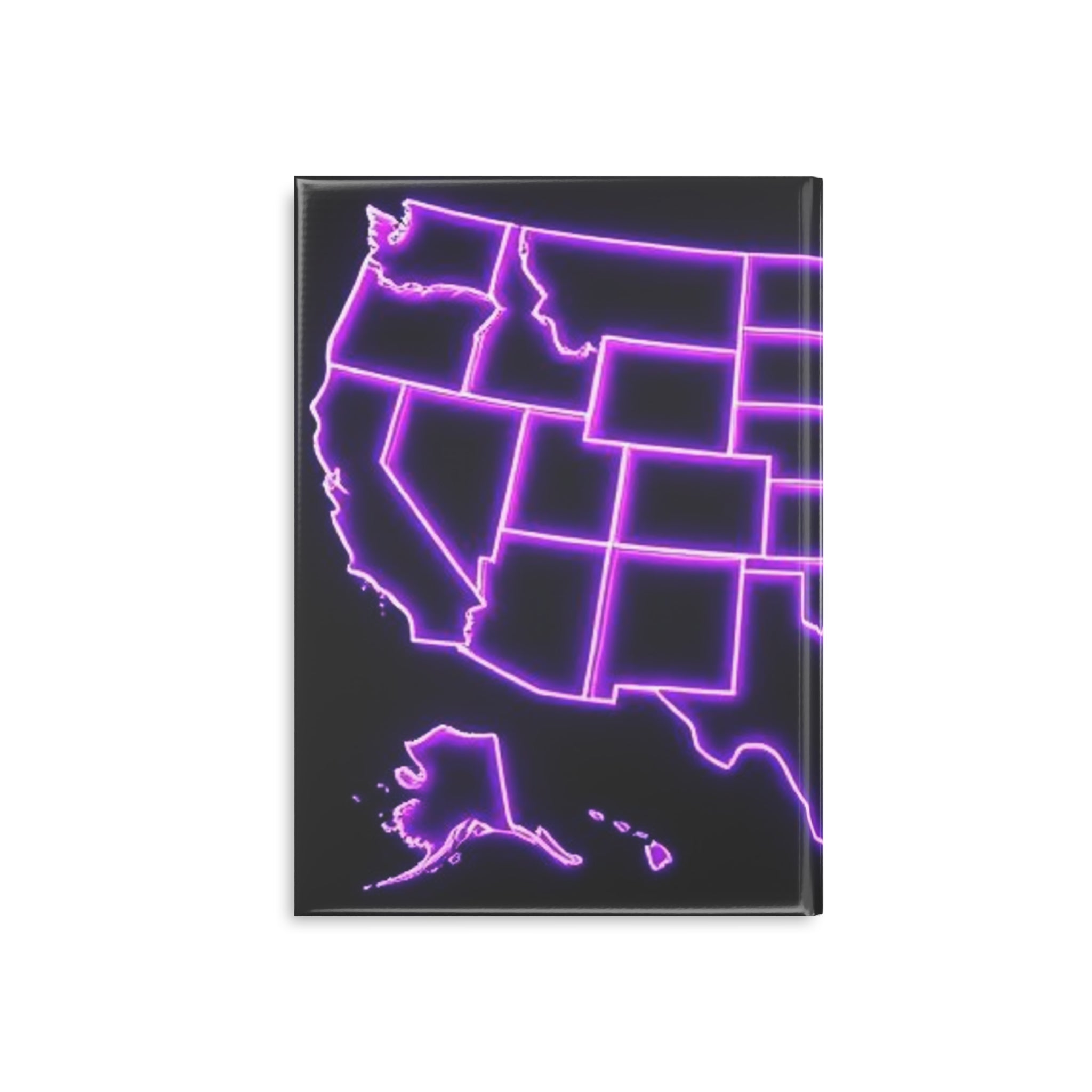 Royal Aura: America Hardcover Notebook with Puffy Covers by Printify