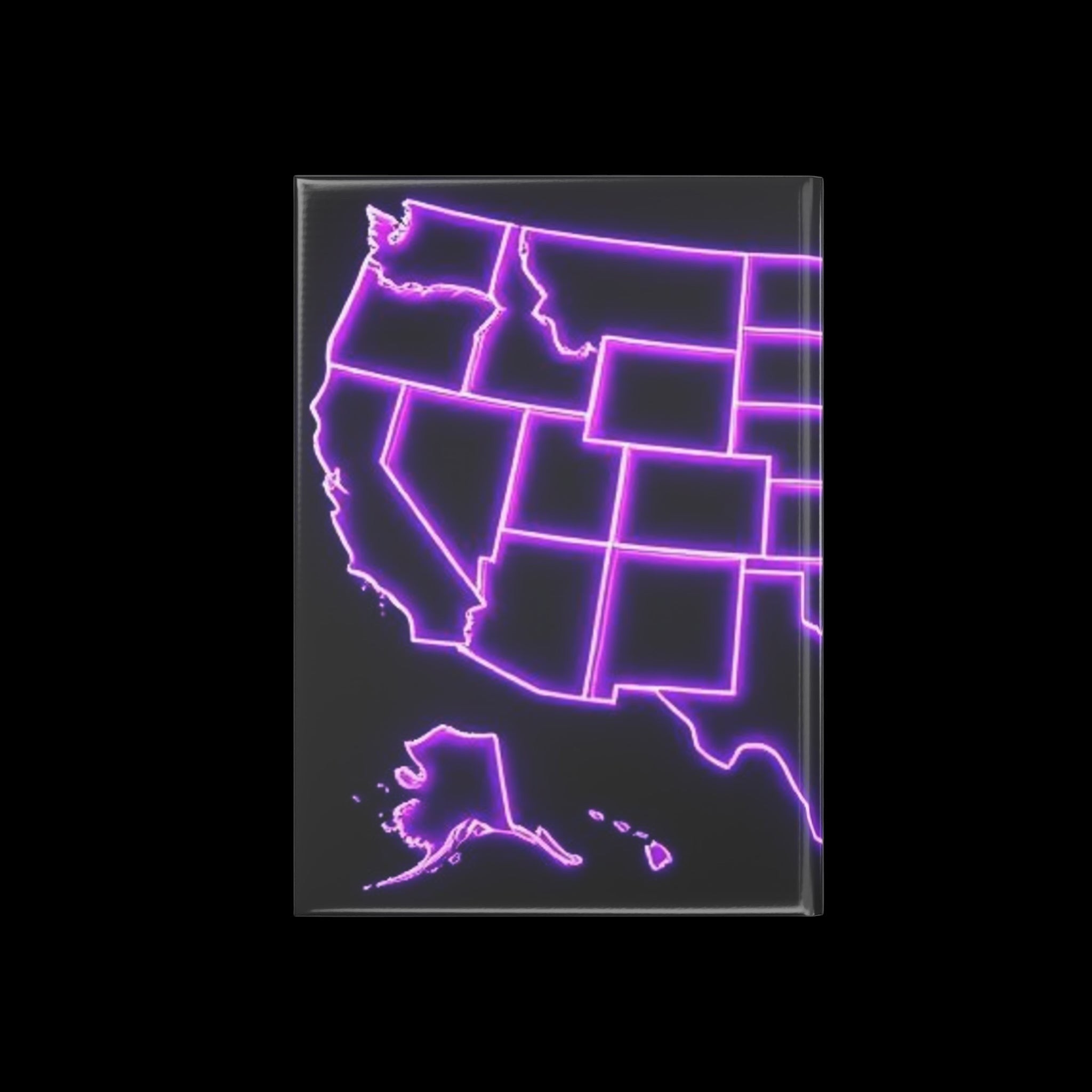 Royal Aura: America Hardcover Notebook with Puffy Covers by Printify