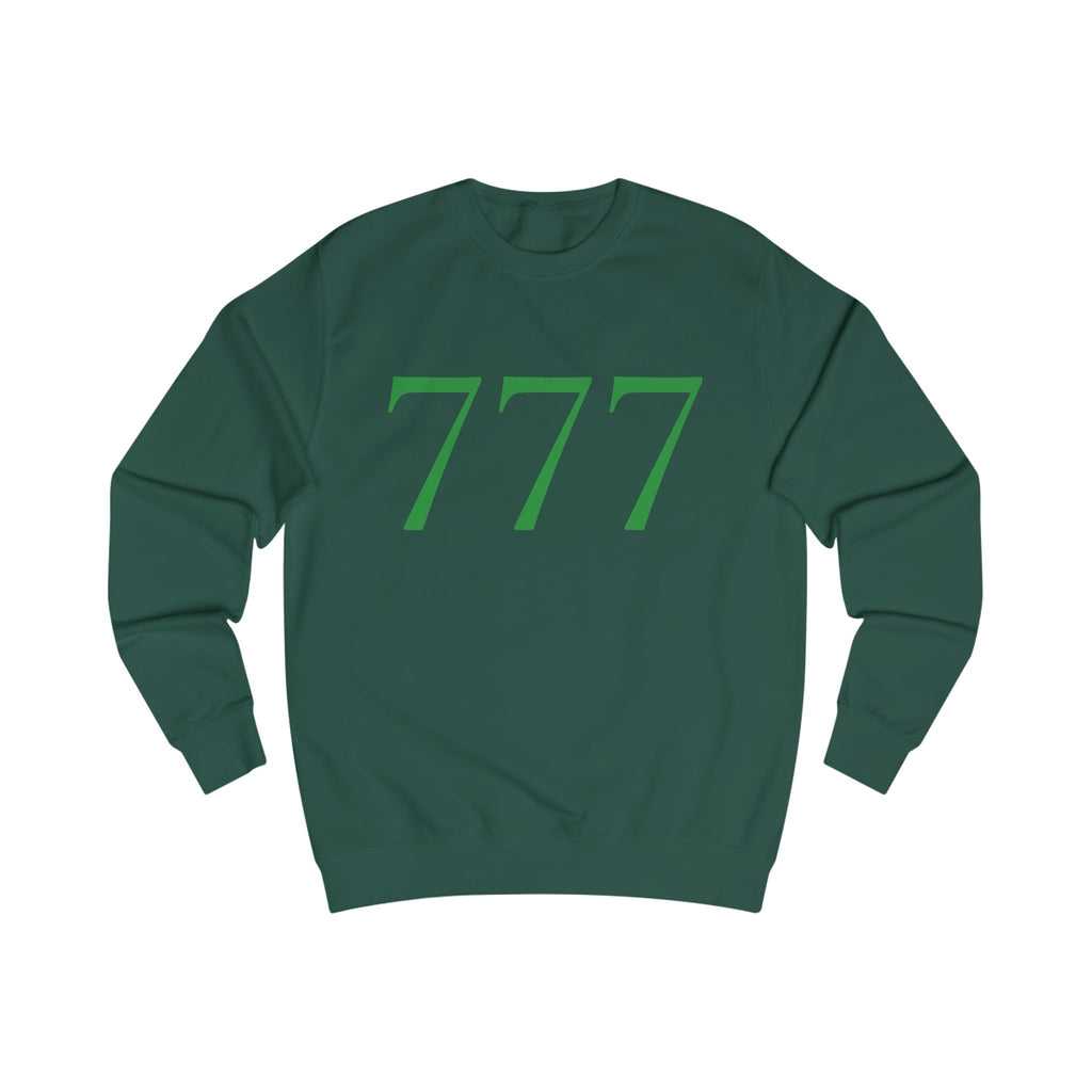 777 Minimalist Sweatshirt — Hunter Green