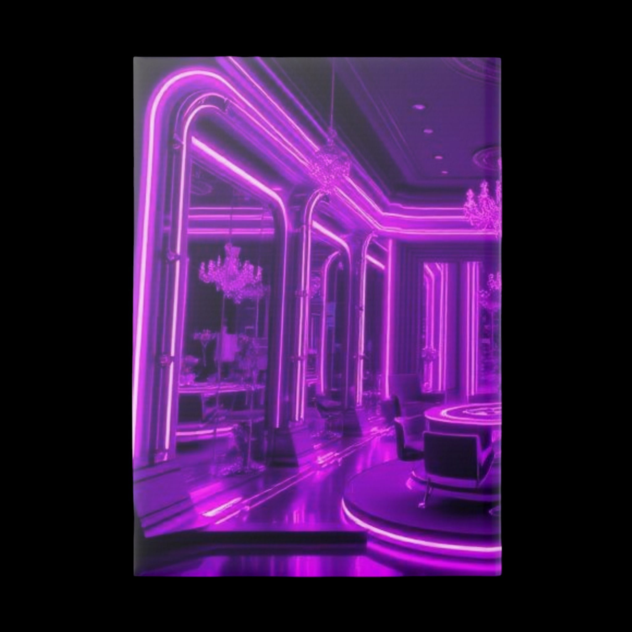 Royal Aura: Front Room Hardcover Notebook with Puffy Covers by Printify