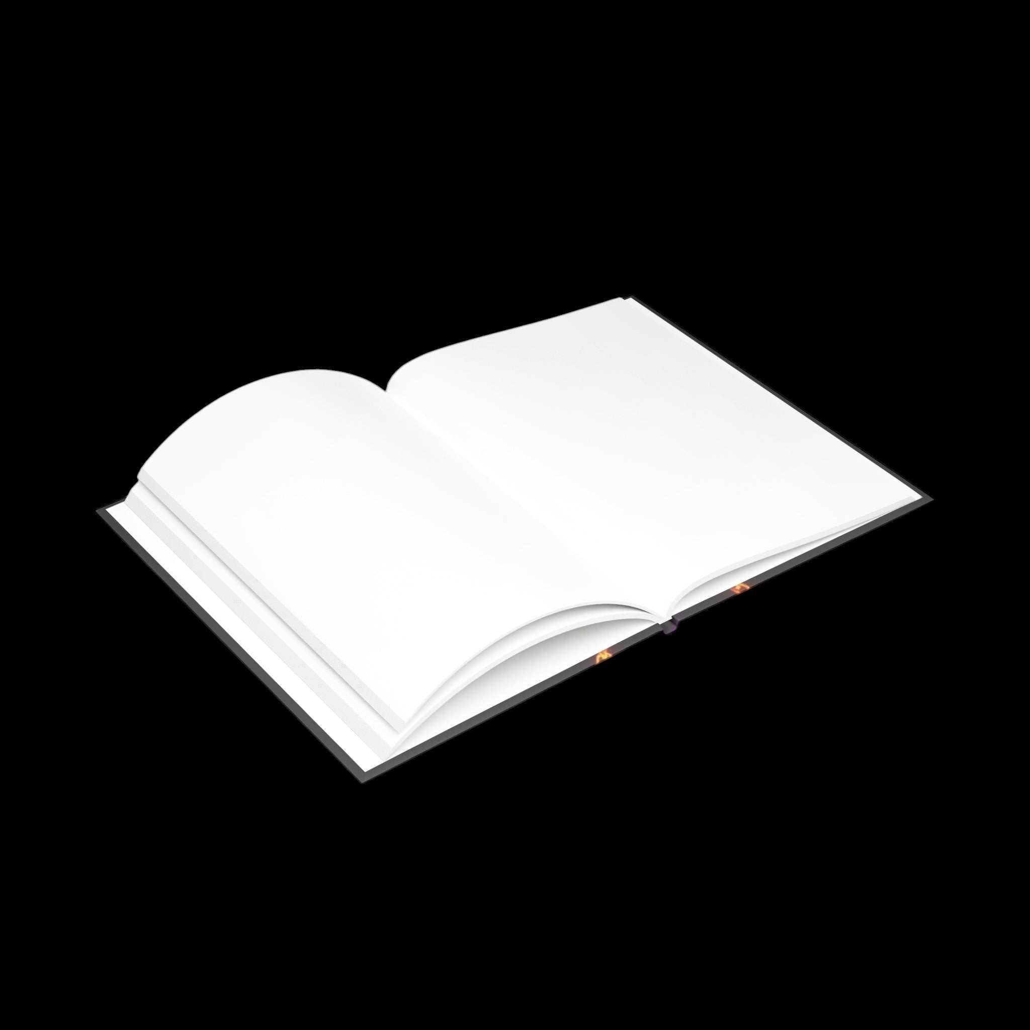 Royal Aura: The Goat Hardcover Notebook with Puffy Covers by Printify