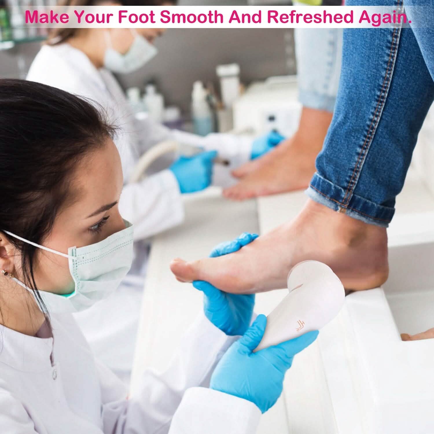 17-Pieces Set: Electric Foot Callus Remover with Vacuum Foot Grinder Rechargeable by DailySale