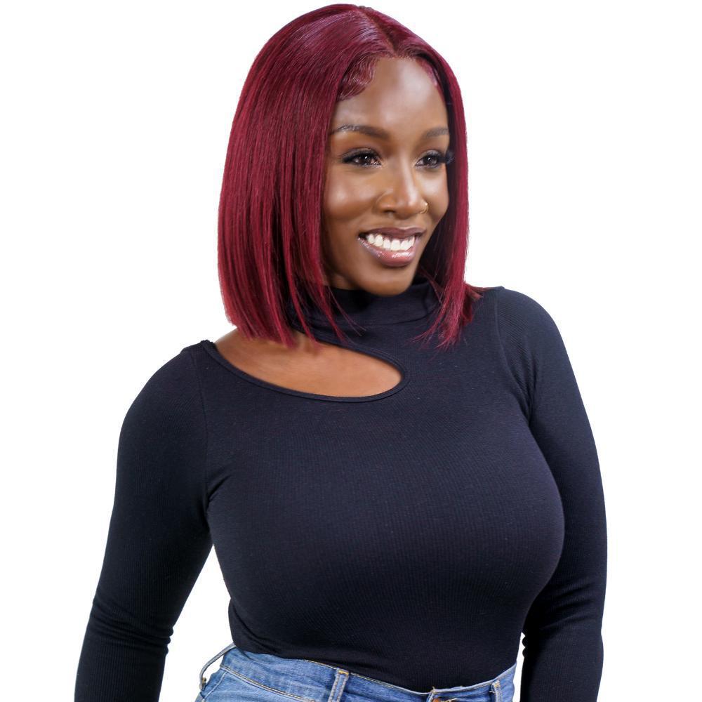 Cherry 13x4 Transparent Lace Front 100% Human Hair Bob Wig by Private Label