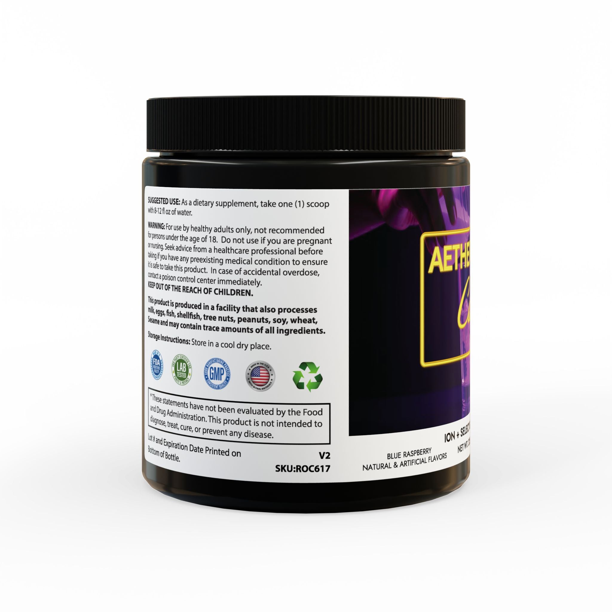 AetherLux ION + Select Electrolyte Supplement (225g, 7.9oz)