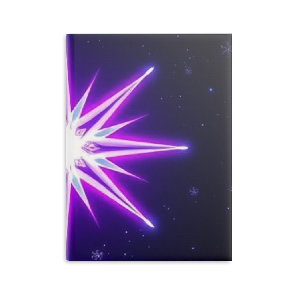 Royal Aura: Yule Star Glow Hardcover Notebook with Puffy Covers