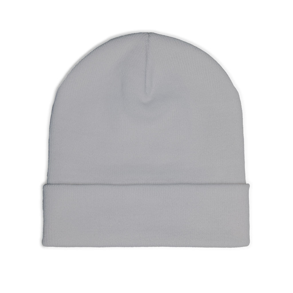 '777' Knit Beanie — Grey