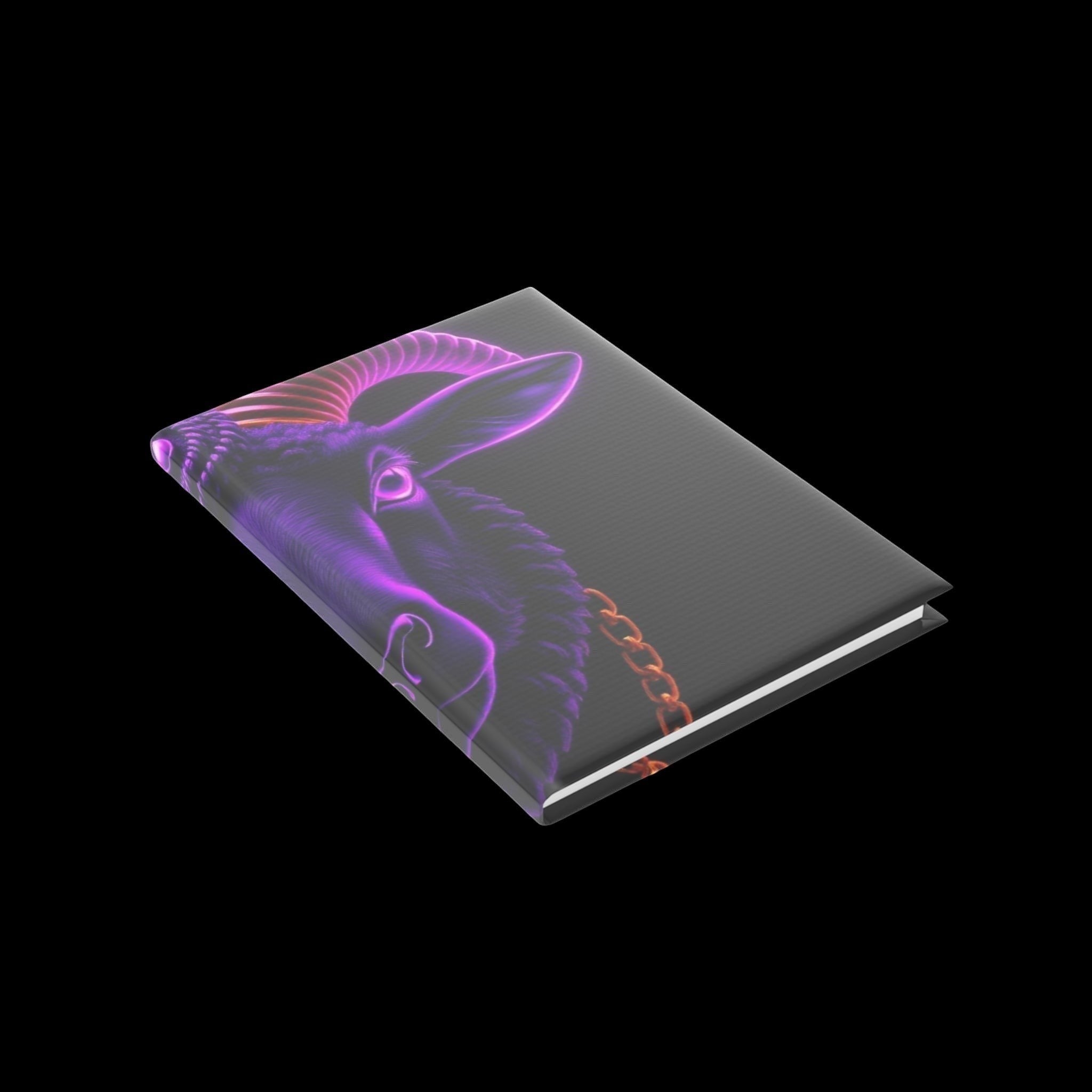 Royal Aura: Black Sheep Hardcover Notebook with Puffy Covers by Printify
