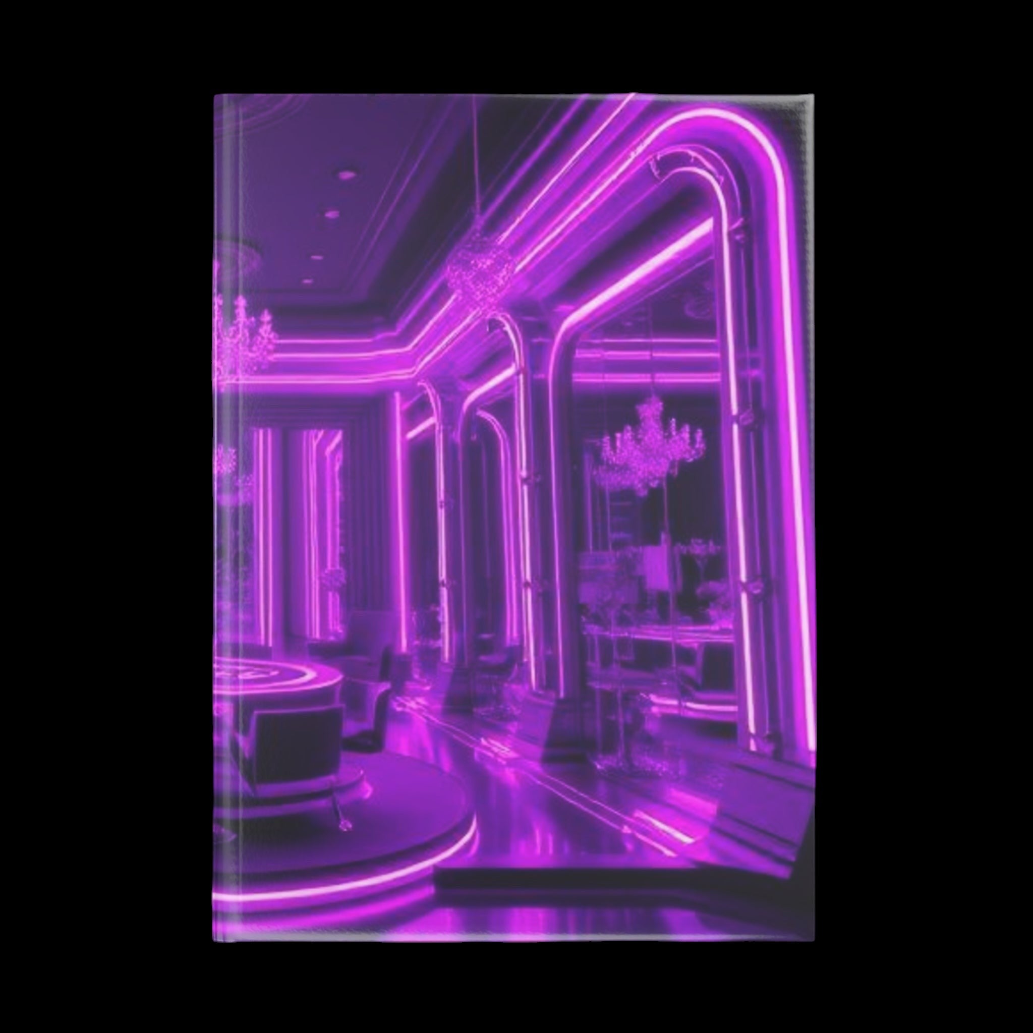 Royal Aura: Front Room Hardcover Notebook with Puffy Covers by Printify