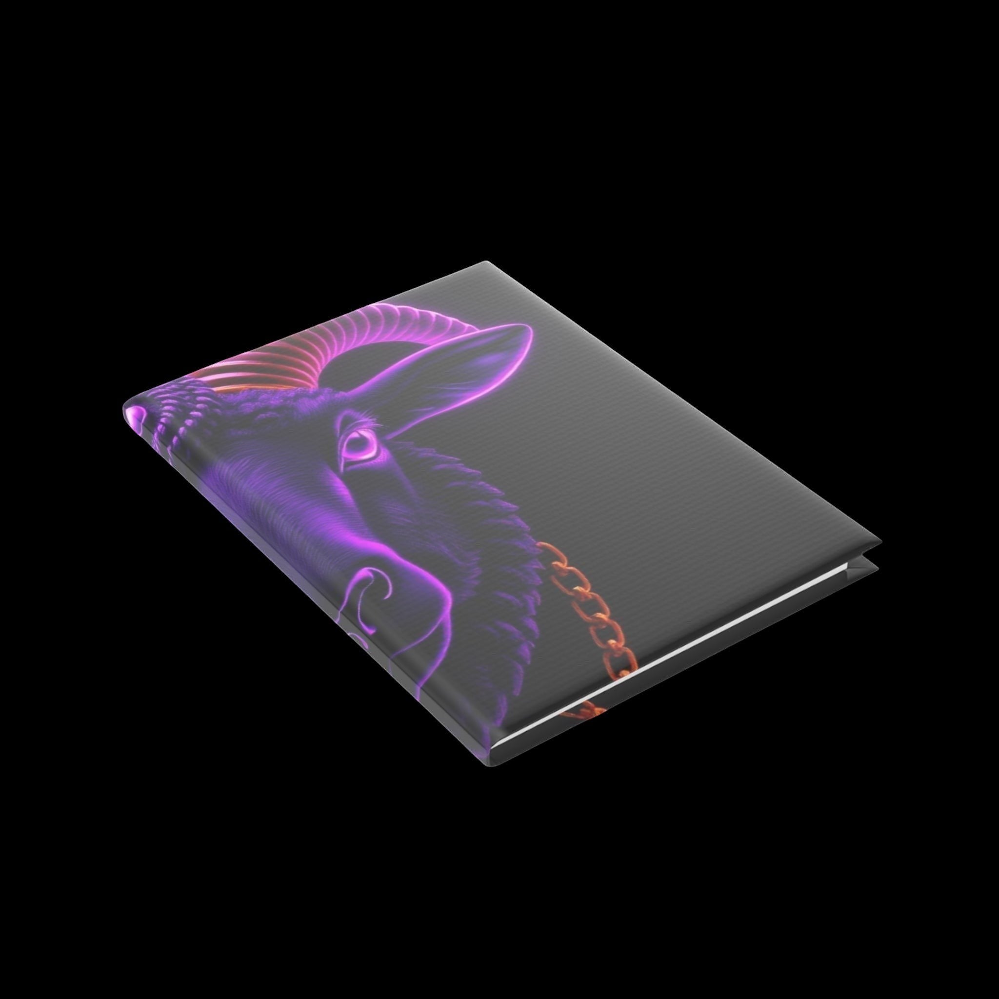 Royal Aura: Black Sheep Hardcover Notebook with Puffy Covers by Printify