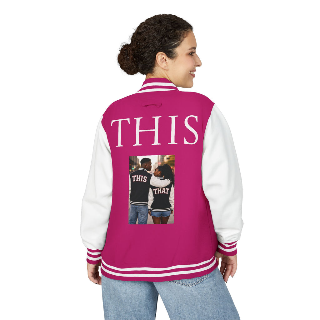 "This" Couple's Letterman Jacket