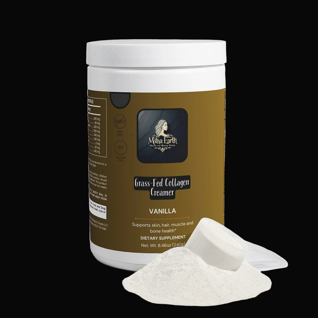 Motha Earth Grass-Fed Collagen Creamer (Vanilla) by Motha Earth Health and Beauty Supply